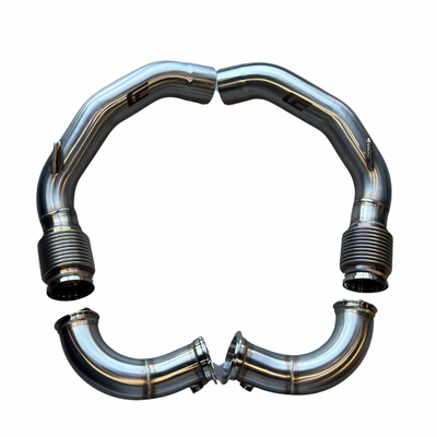 F90 M5 & F91/F92/F93 M8 S63R Cen-Cal Catless Downpipes (Primary & Secondary)