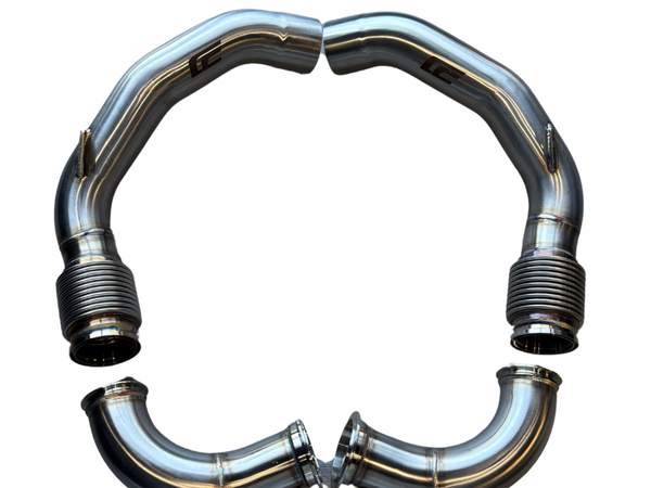 F90 M5 & F91/F92/F93 M8 S63R Cen-Cal Catless Downpipes (Primary & Secondary)