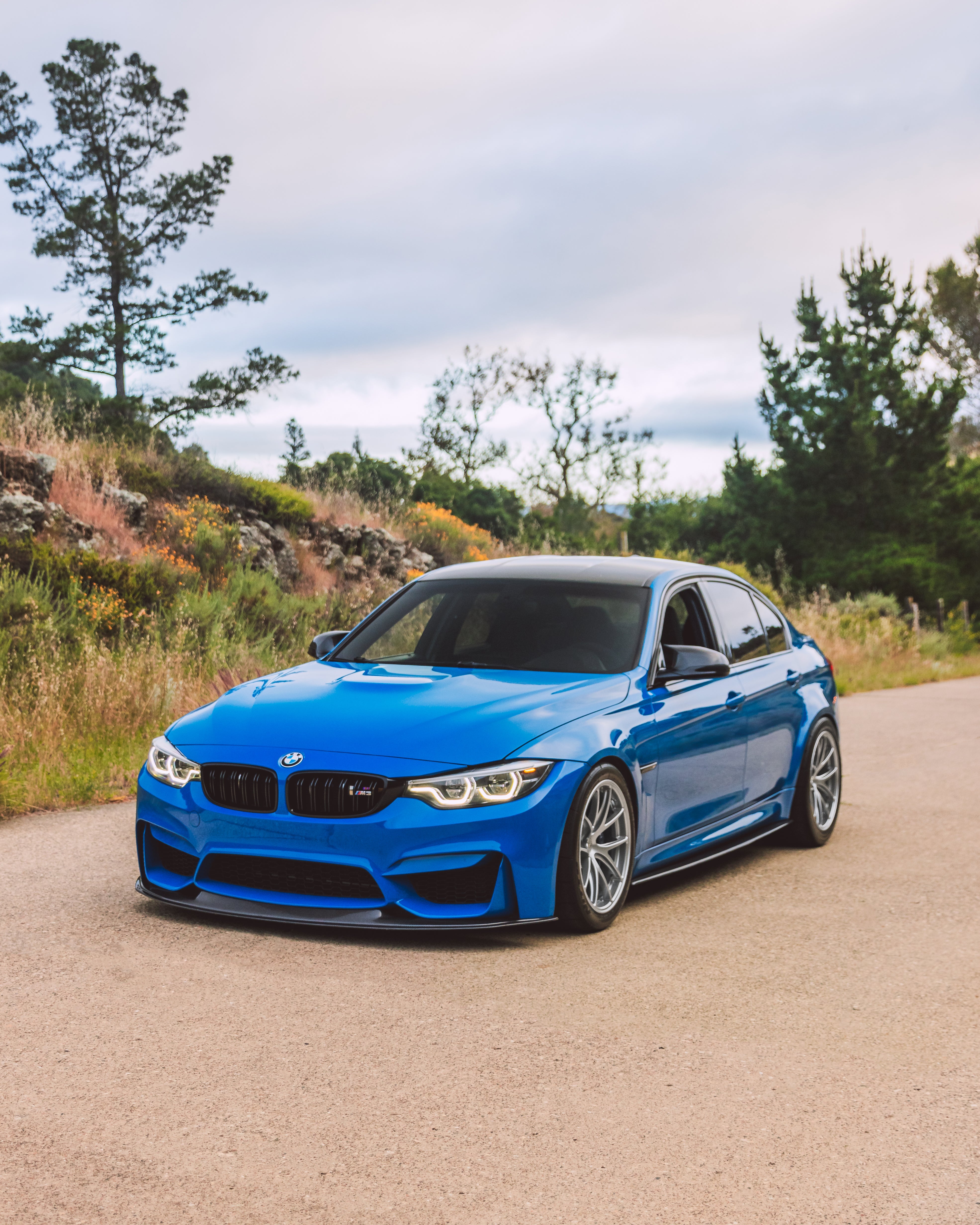 F8X M3/M4 J Style Carbon Fiber Front Lip - F80/F82/F83