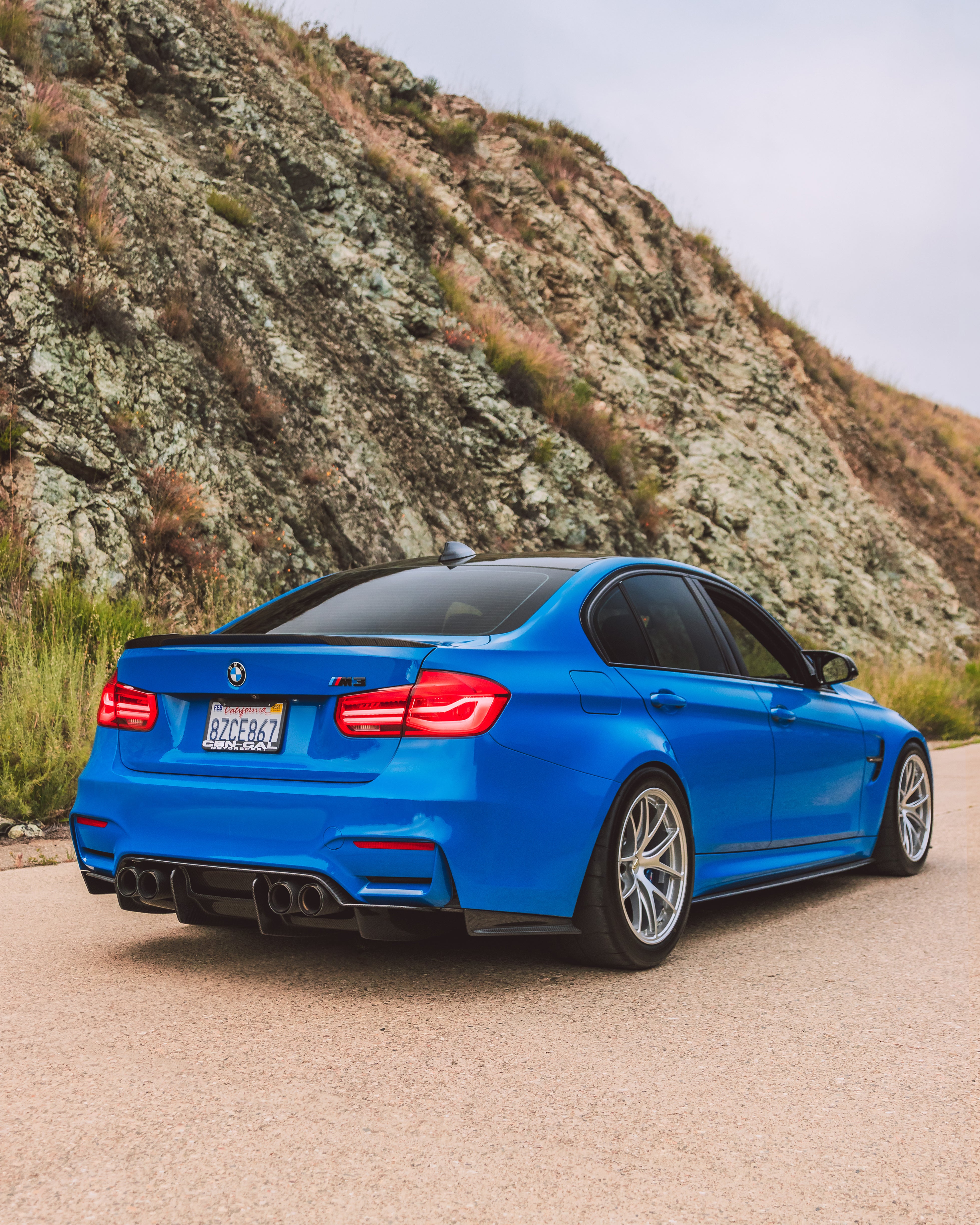 BMW F8X M3/M4 PSM 4PC Carbon Fiber Diffuser - F80/F82/F83