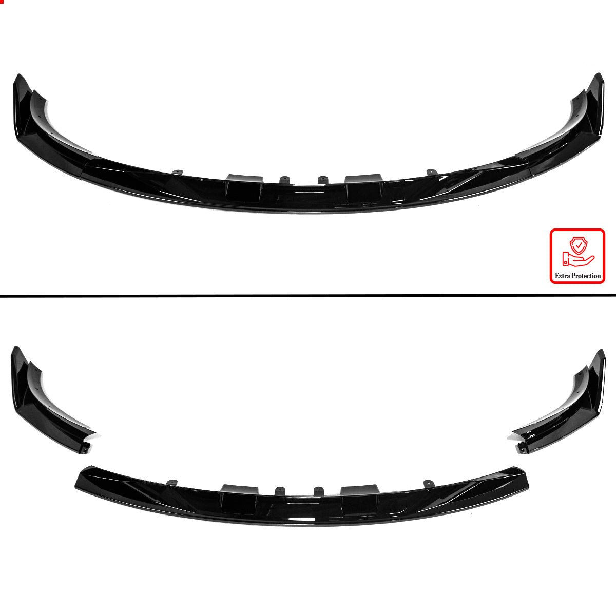 Tesla Model 3 - G Style Gloss Black Front Lip