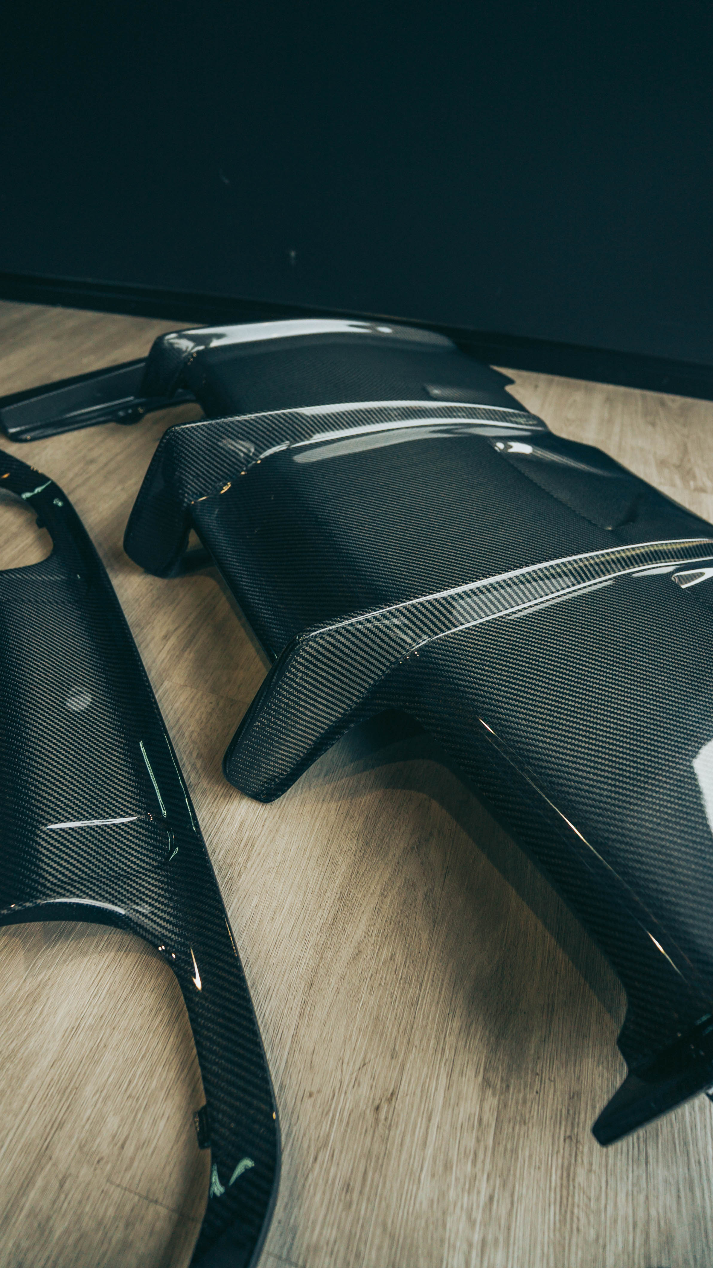 BMW F8X M3/M4 PSM 4PC Carbon Fiber Diffuser - F80/F82/F83