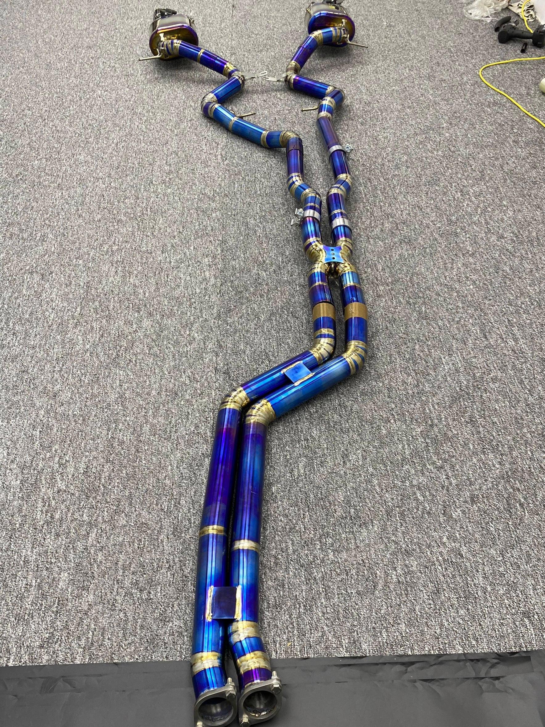 E9X 335i Cen-Cal Valved Exhaust System - Titanium - N54/N55