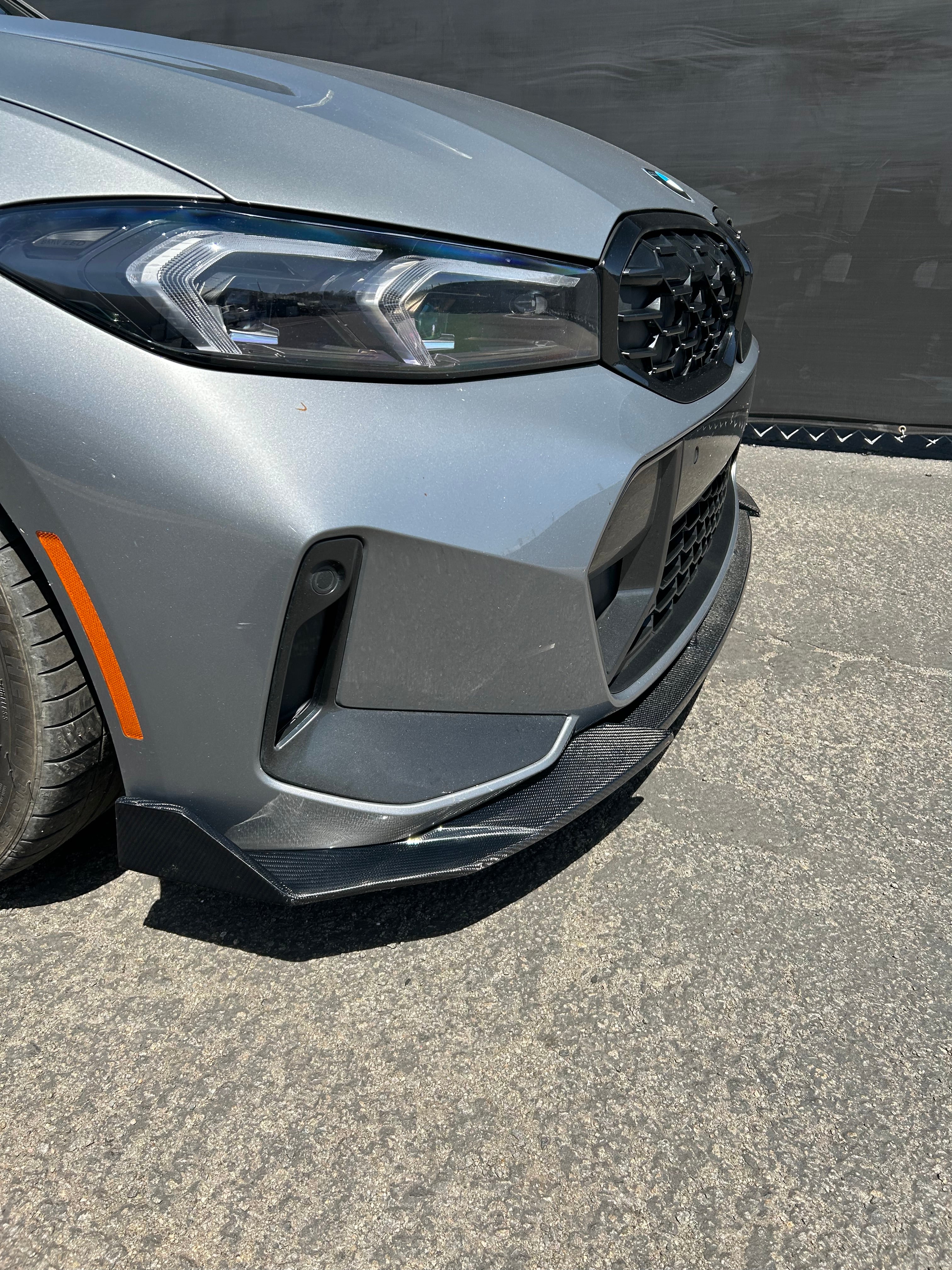 BMW G20 3 Series LCI V Style V1 3PC Carbon Fiber Front Lip