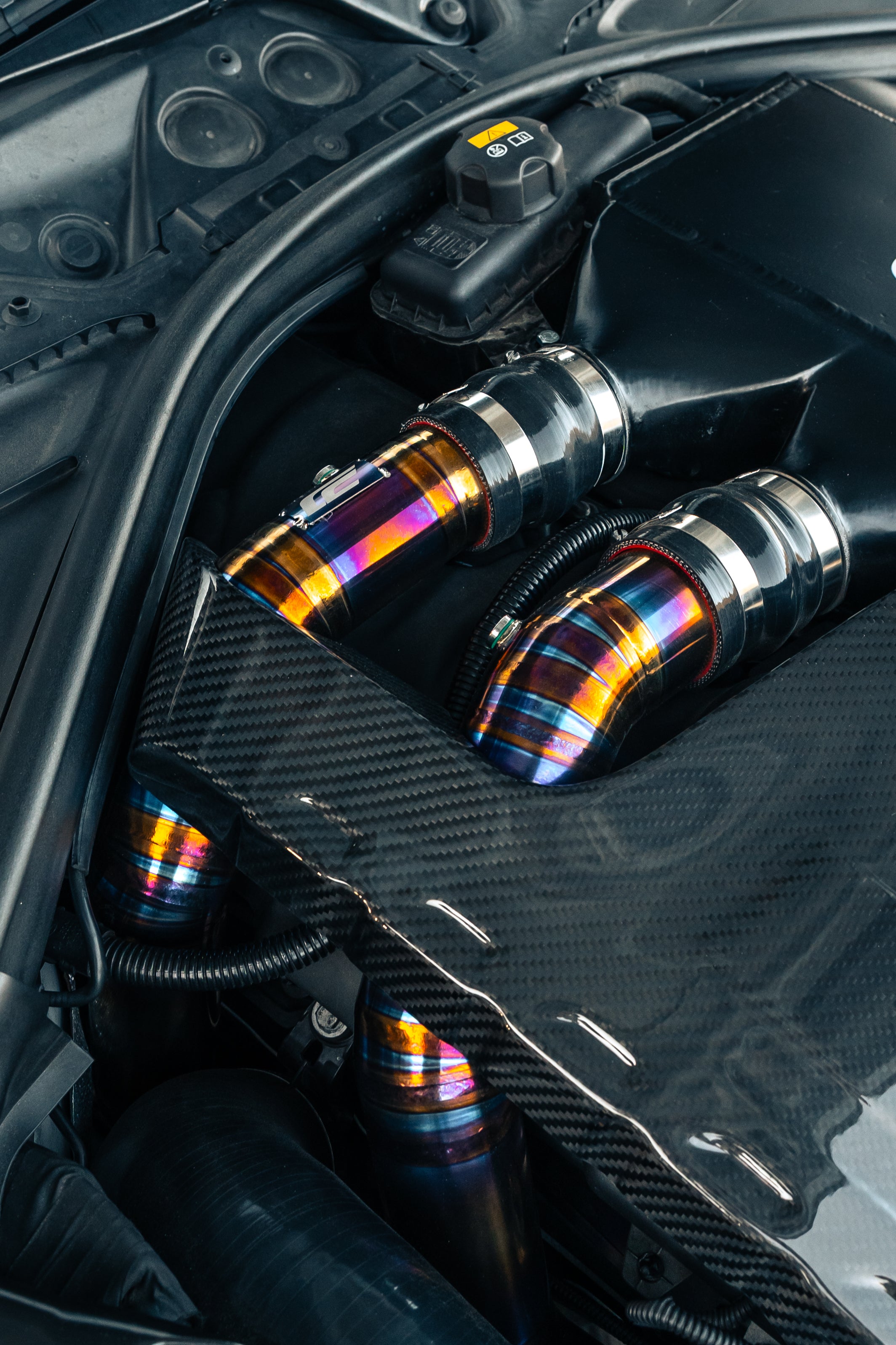 S55 M3/M4/M2C Cen-Cal Titanium Charge Pipes - F80/F82/F83/F87