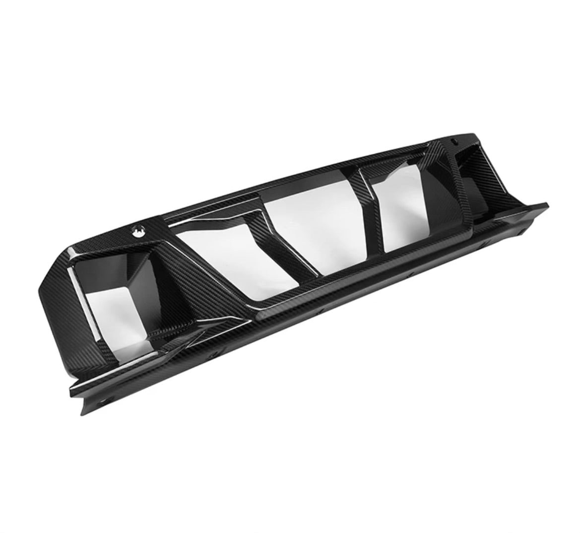 G87 M2 - S Style Carbon Fiber Lower Front Bumper Grill