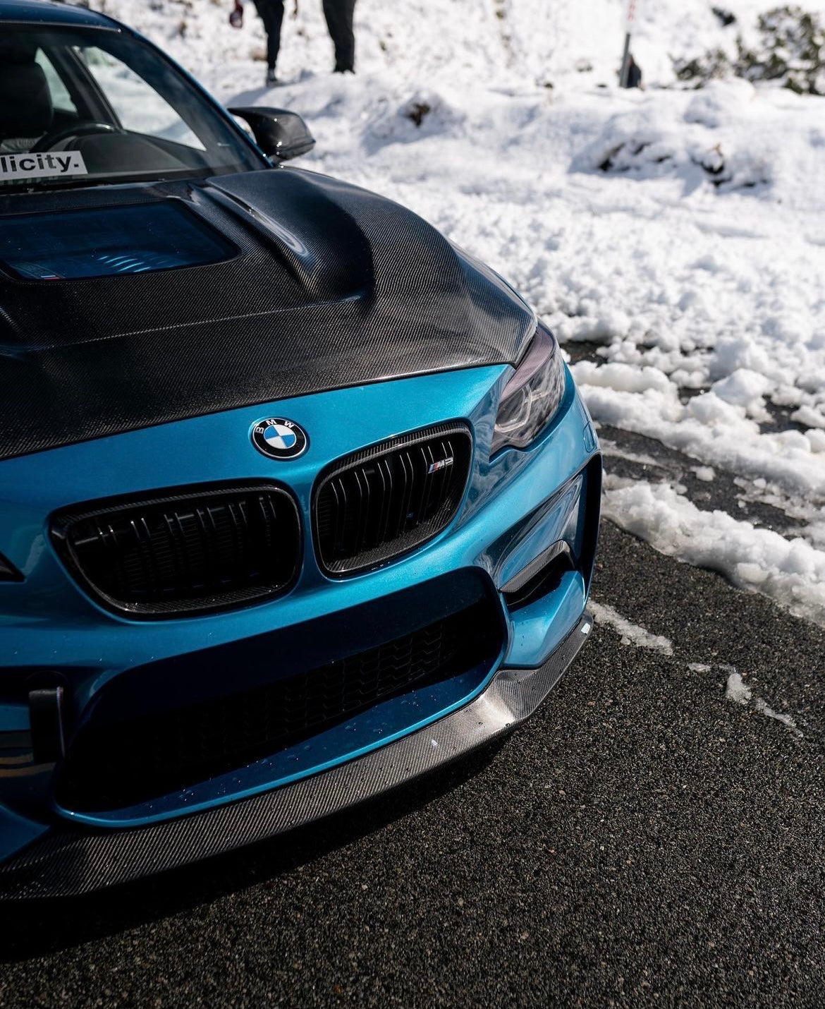 F87 M2 J Style Suvneer Carbon Fiber Front Lip