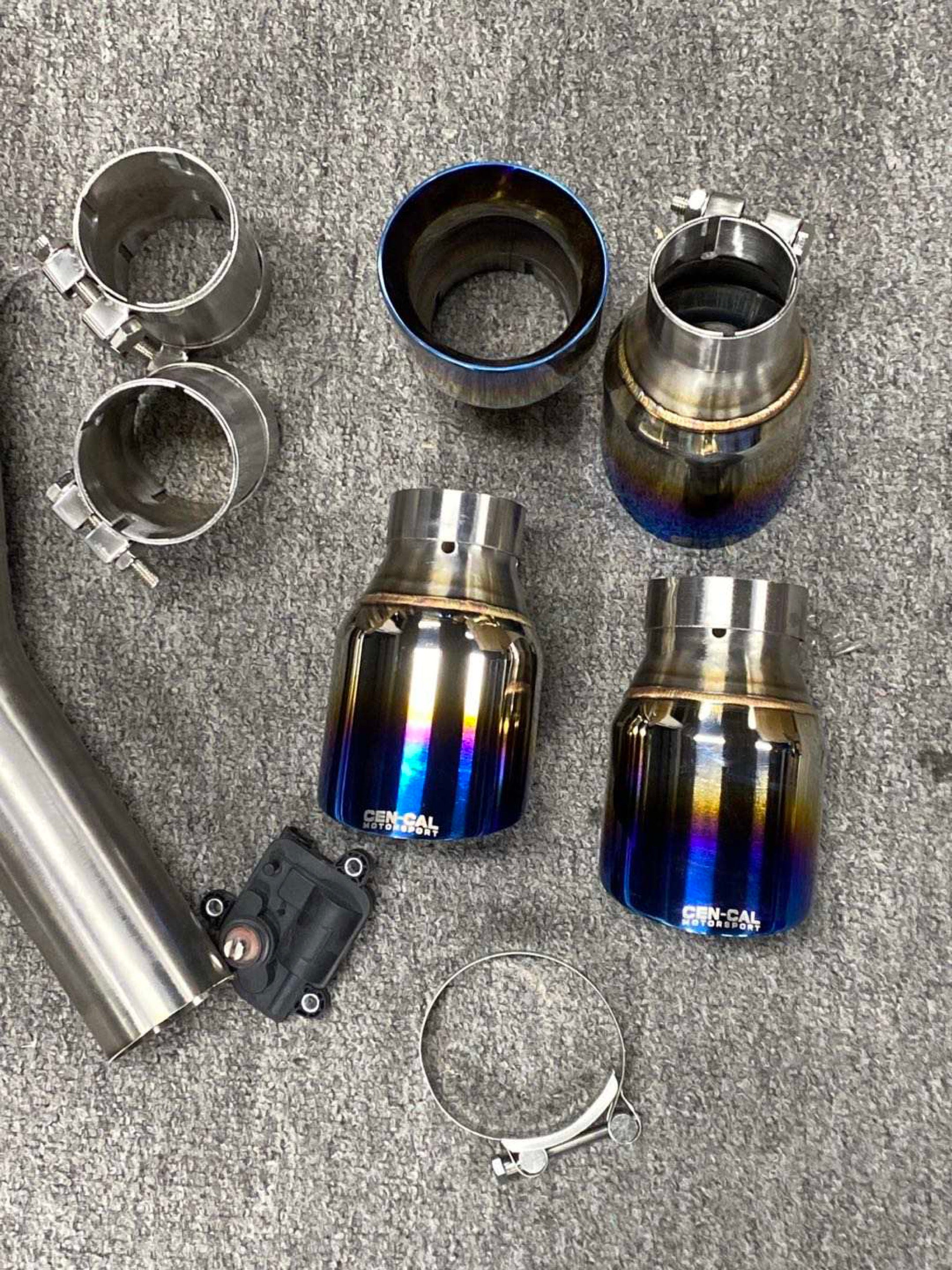 F90 M5 Cen-Cal Valved Catback Exhaust - Titanium