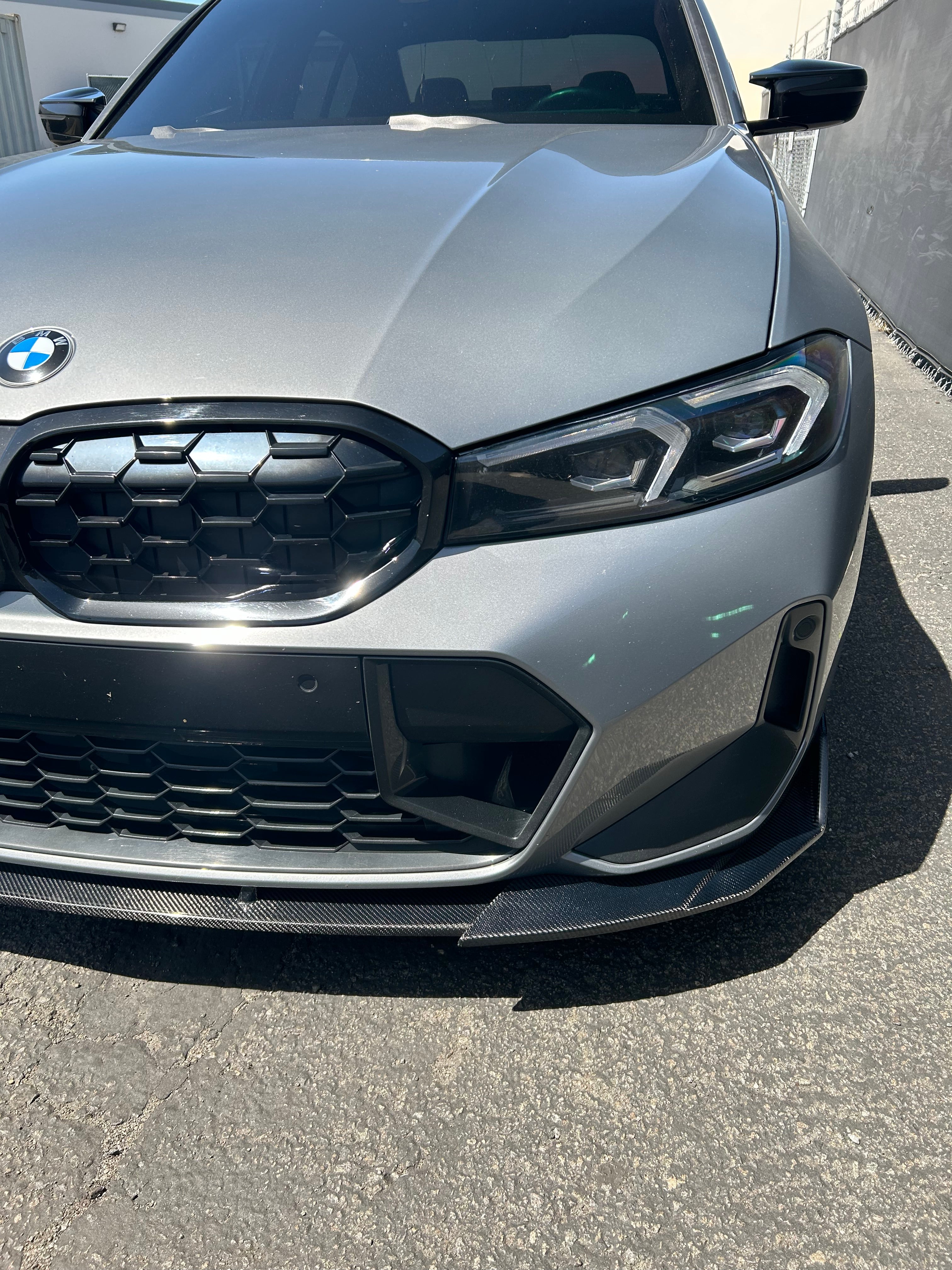 BMW G20 3 Series LCI V Style V1 3PC Carbon Fiber Front Lip