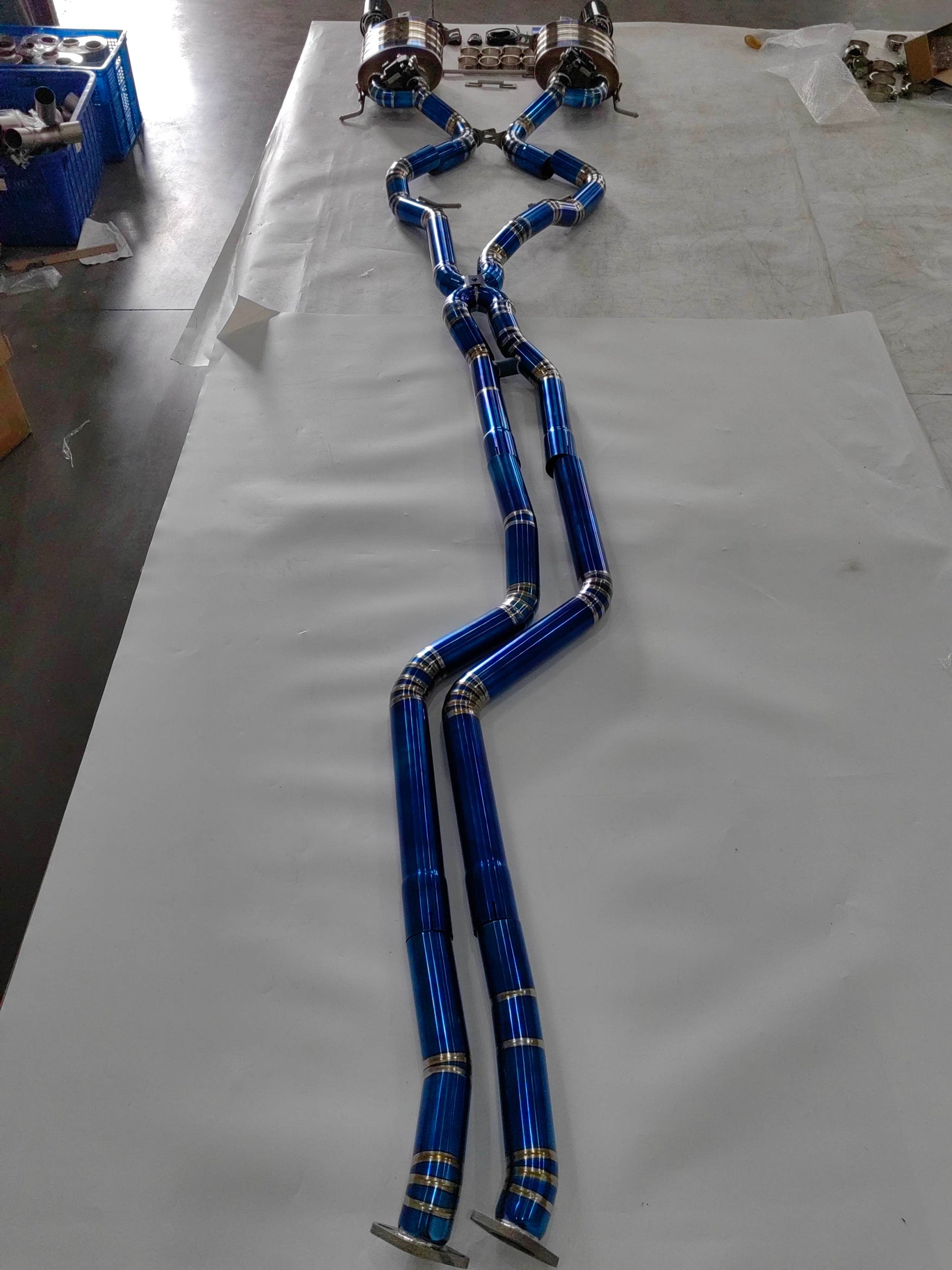 E9X 335i Cen-Cal Valved Exhaust System - Titanium - N54/N55