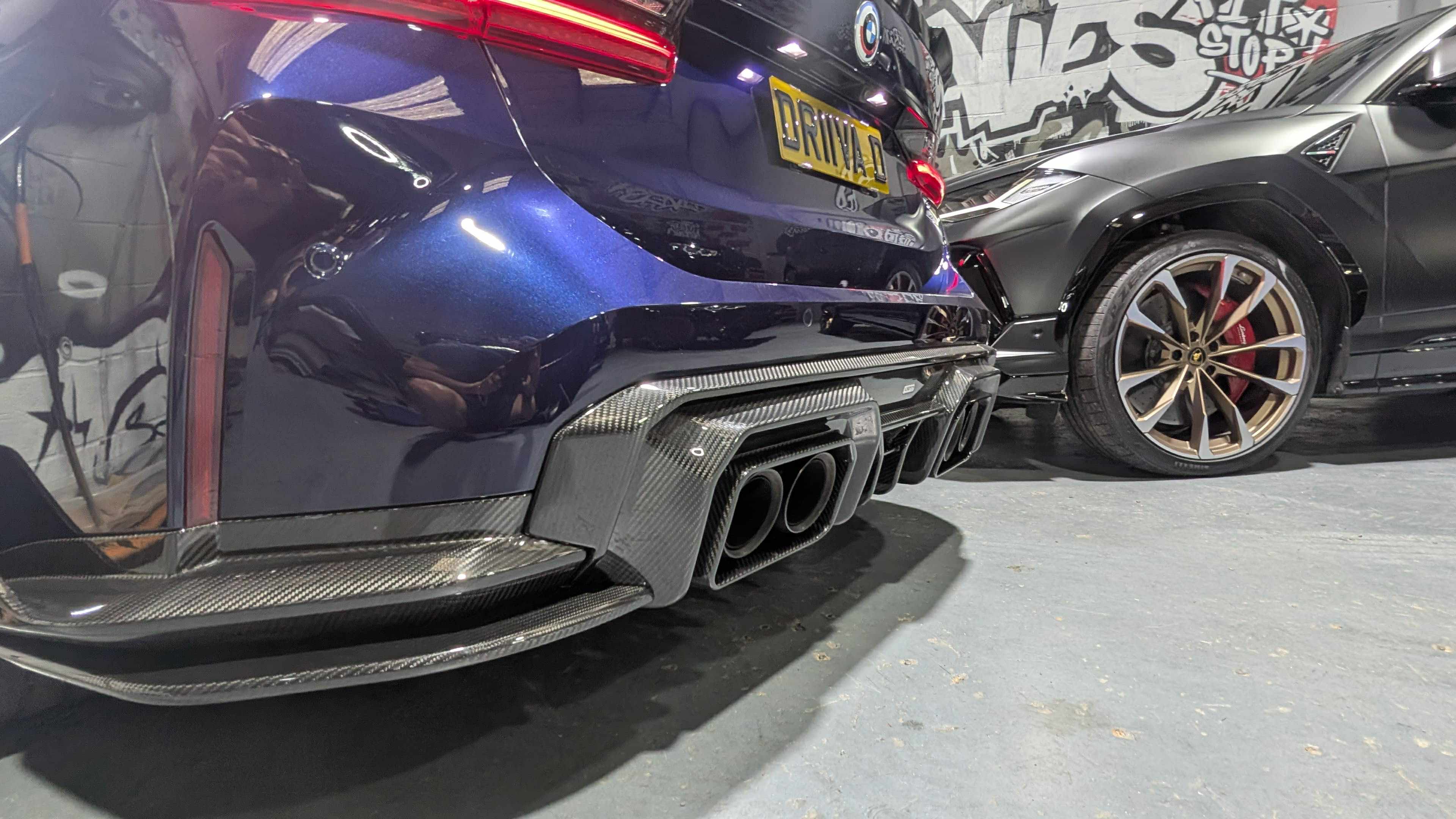 UNIT 17 3-Piece Carbon Fiber Rear Diffuser for BMW G80 M3 / G82 M4