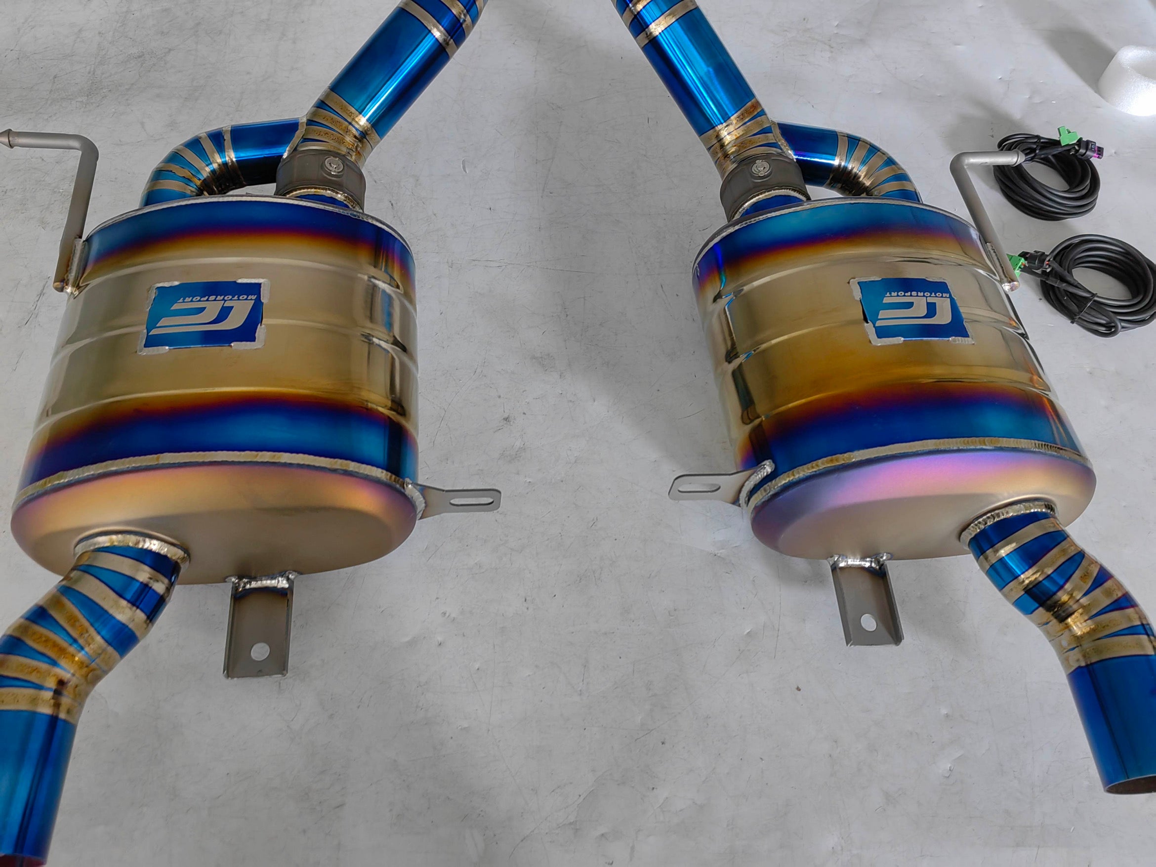 E9X 335i Cen-Cal Valved Exhaust System - Titanium - N54/N55