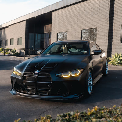 V Style V1 Carbon Fiber Front Lip 3pc - G8X M3/M4