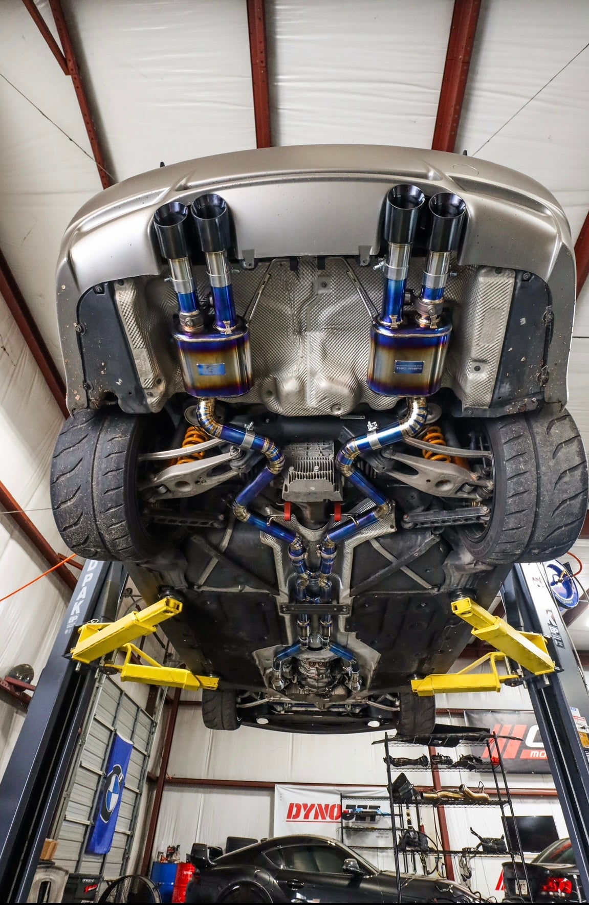 BMW E9X M3 S65 Cen-Cal Valved Titanium Catback Exhaust - E90/E92/E93