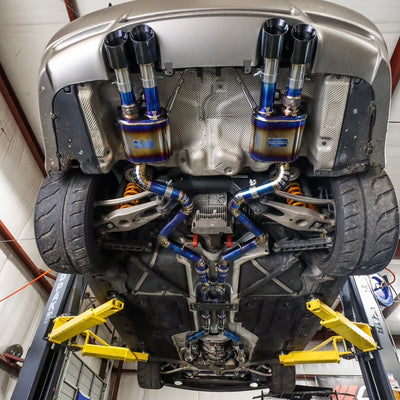 BMW E9X M3 S65 Cen-Cal Valved Titanium Catback Exhaust - E90/E92/E93