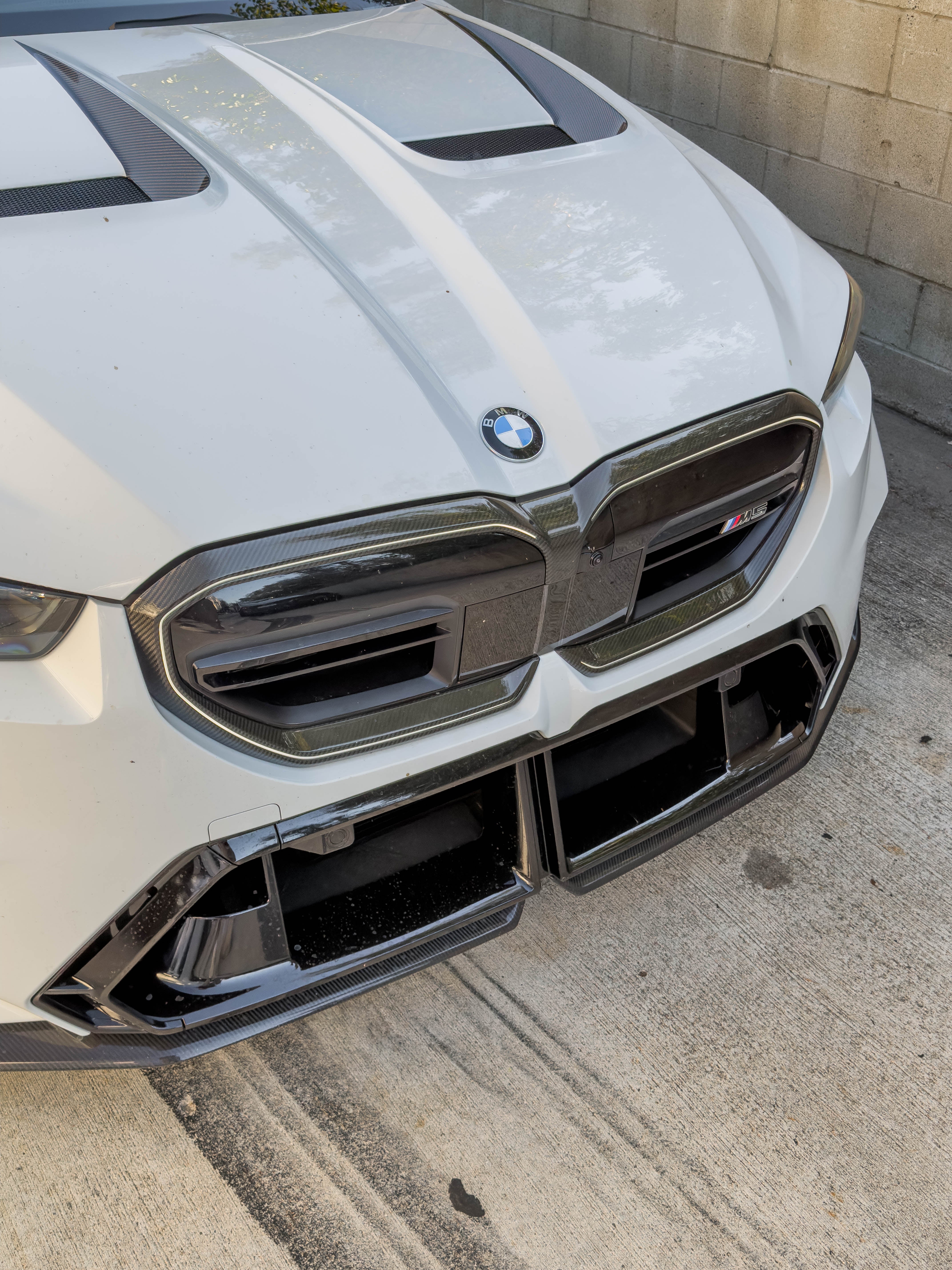 G90 & G99 M5/G60 & i5 5 Series Carbon Fiber Front Grill Trim