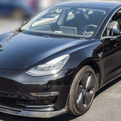 Tesla Model 3 - J Style Carbon Fiber Front Lip
