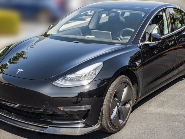 Tesla Model 3 - J Style Carbon Fiber Front Lip