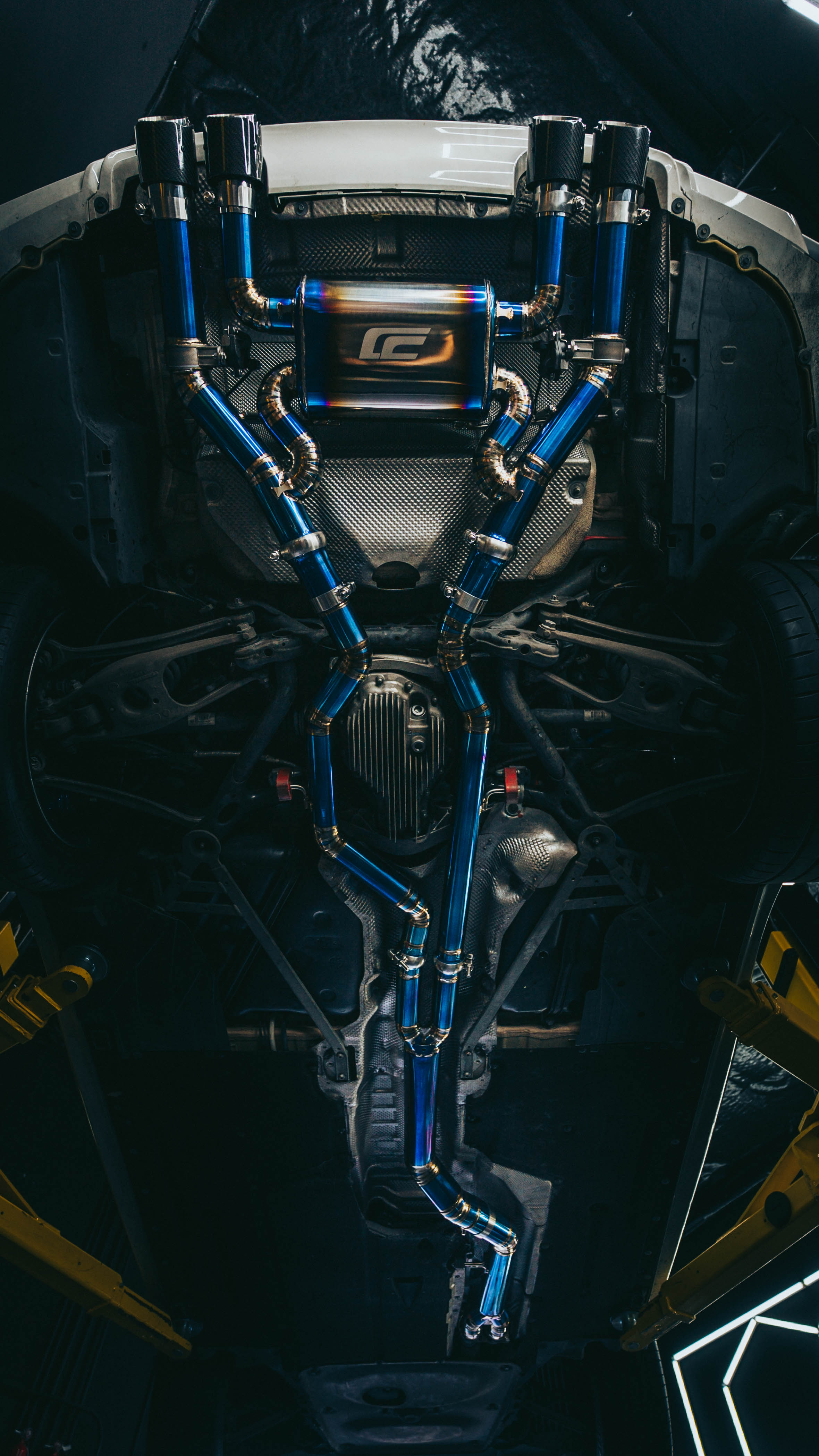 S55 F8X M2/M3/M4 Titanium Valved Catback Exhaust - Cen-Cal Motorsport