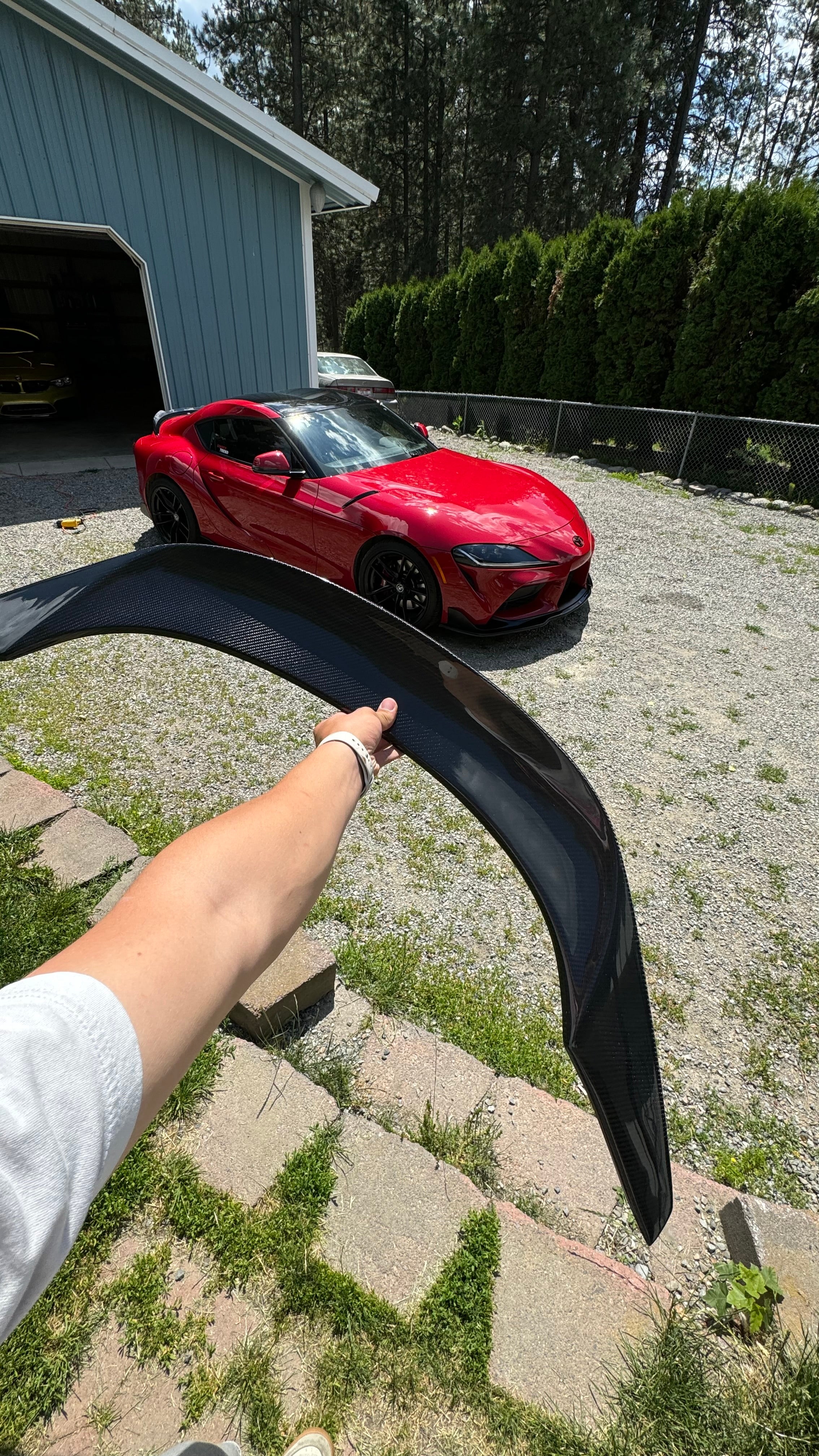 A90/A91 SUPRA CARBON FIBER TRD STYLE SPOILER
