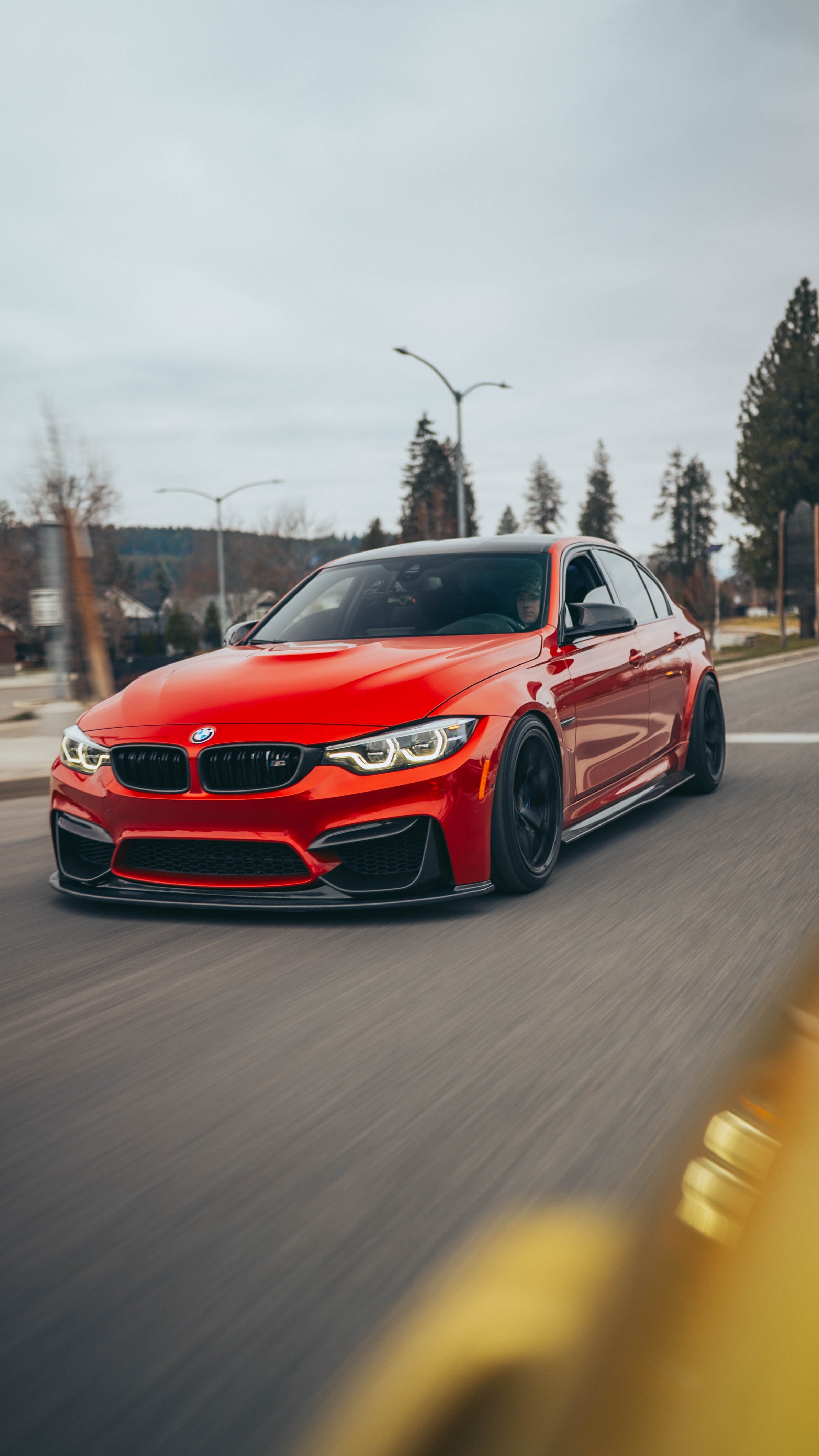 Carbon Fiber V2 Upper Splitter Covers for BMW F80 M3 and F82/F83 M4