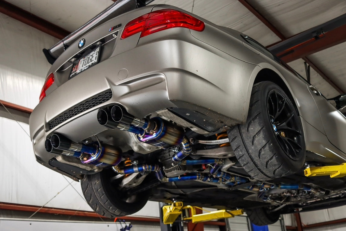 BMW E9X M3 S65 Cen-Cal Valved Titanium Catback Exhaust - E90/E92/E93