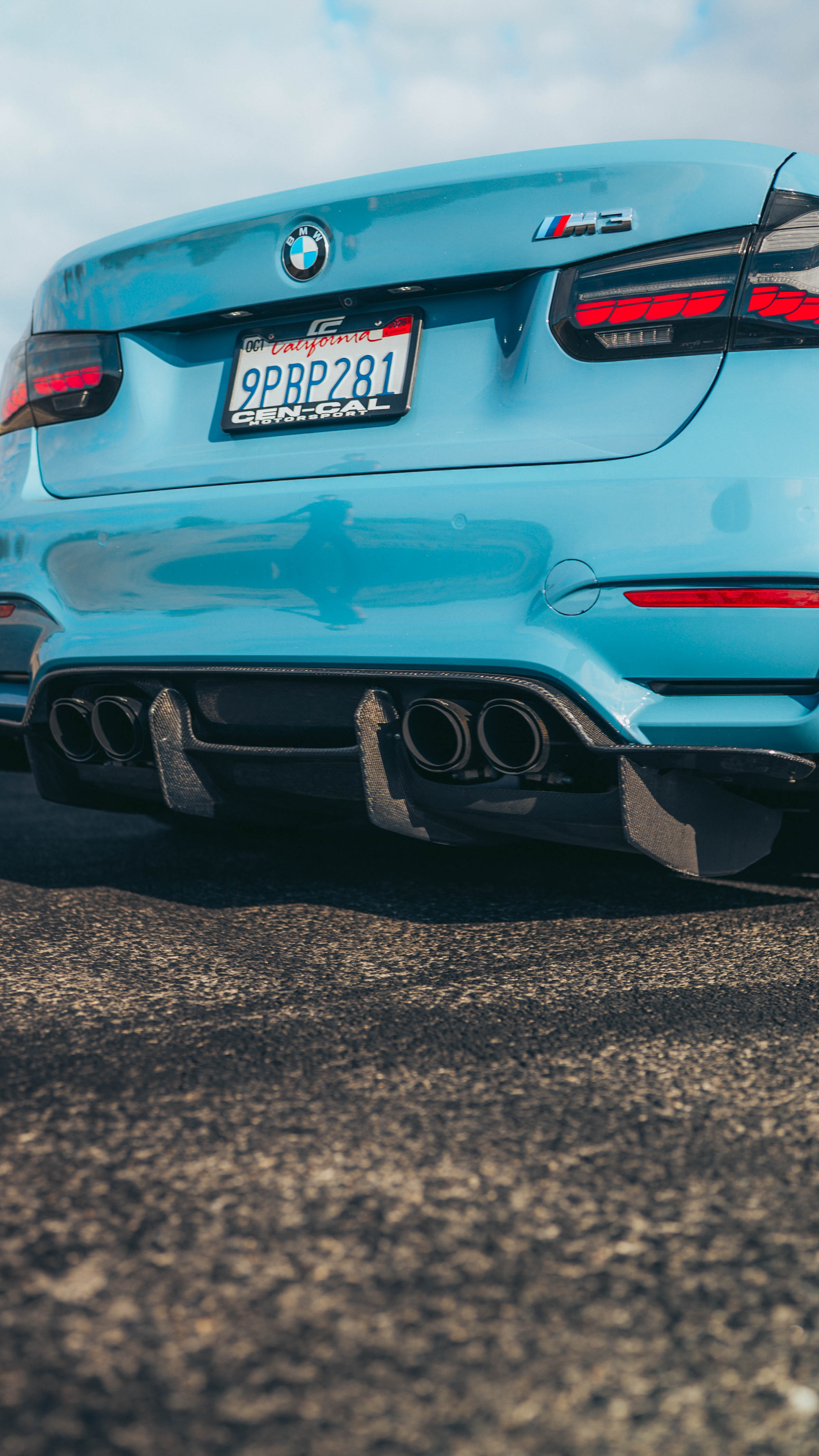BMW F8X M3/M4 PSM 4PC Carbon Fiber Diffuser - F80/F82/F83