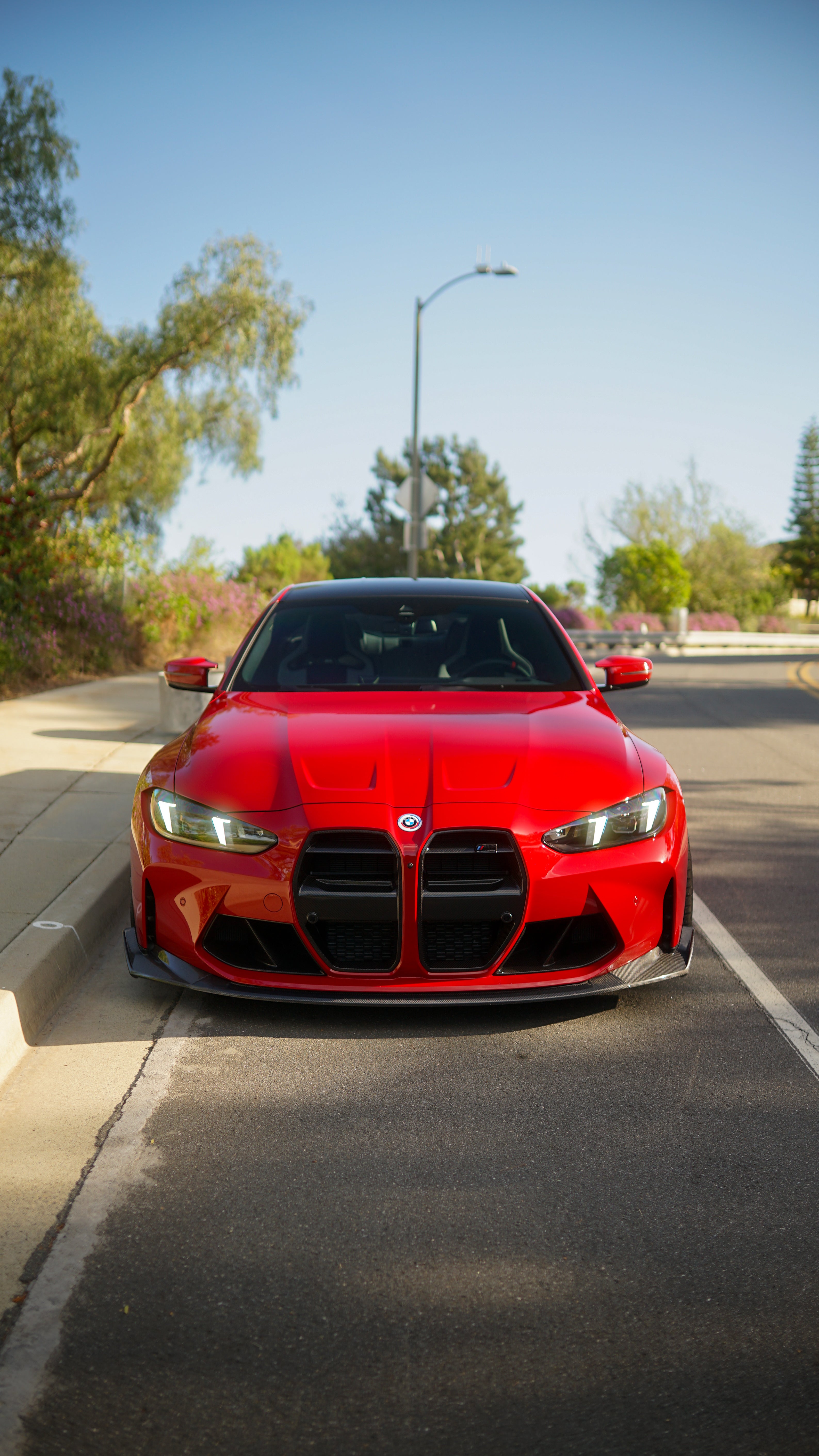 G8X M3/M4 CSL Carbon Fiber 3PC Front Lip - G80/G82/G83
