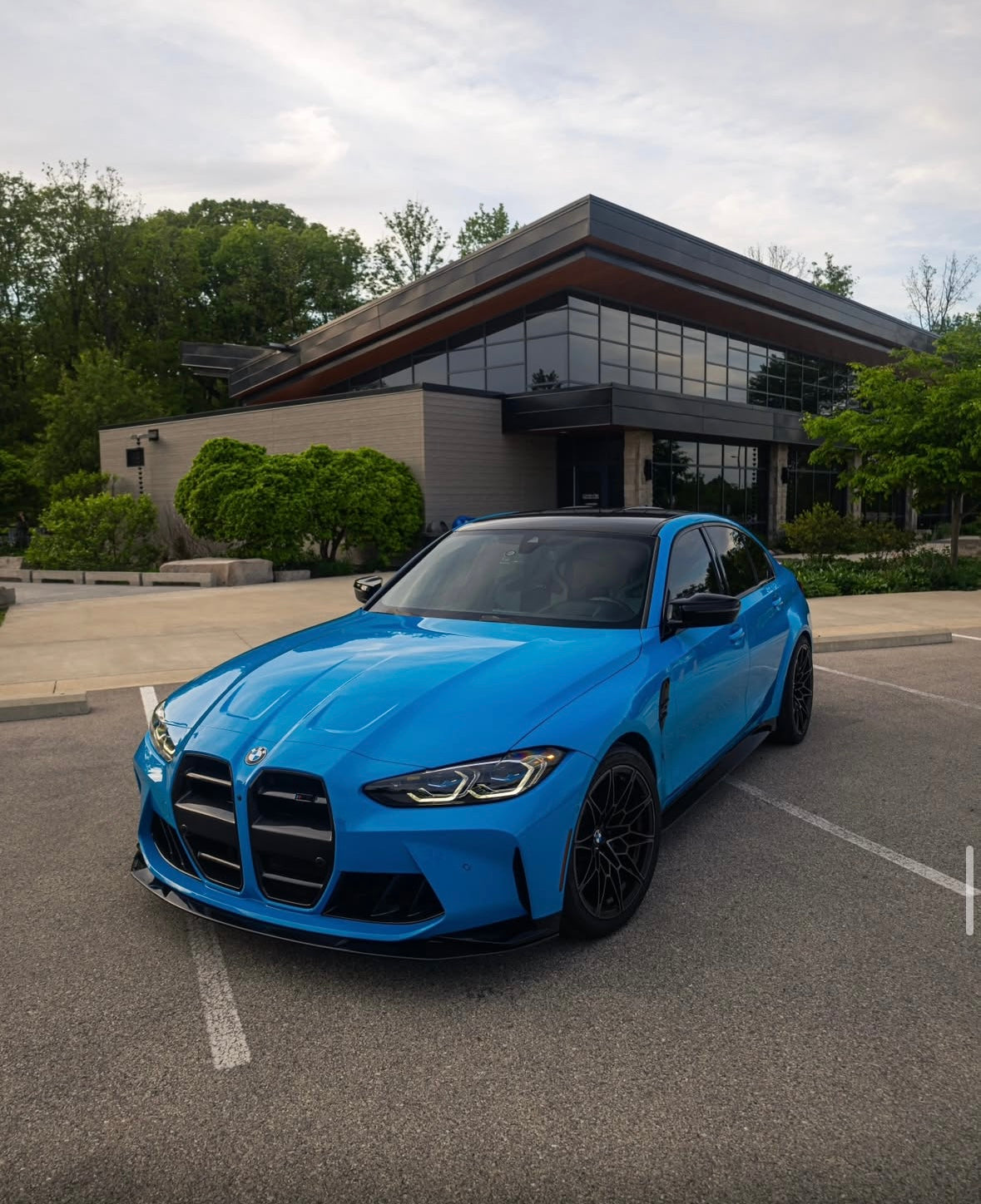 G8X M3/M4 MHC Style Carbon Fiber Front Lip for BMW G80 M3 & G82/G83 M4