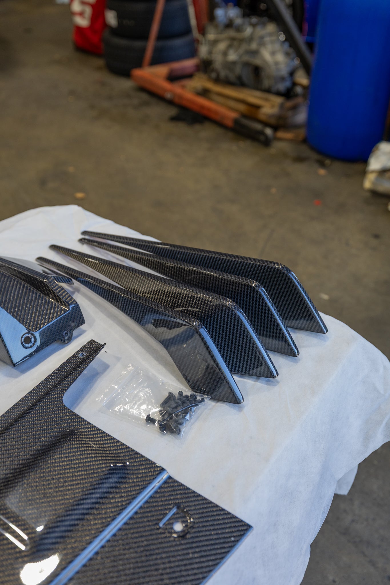 BMW G8X M3/M4 Carbon Fiber PSM Diffuser Undertray Kit 9 Pieces - G80 M3/ G82 G83 M4