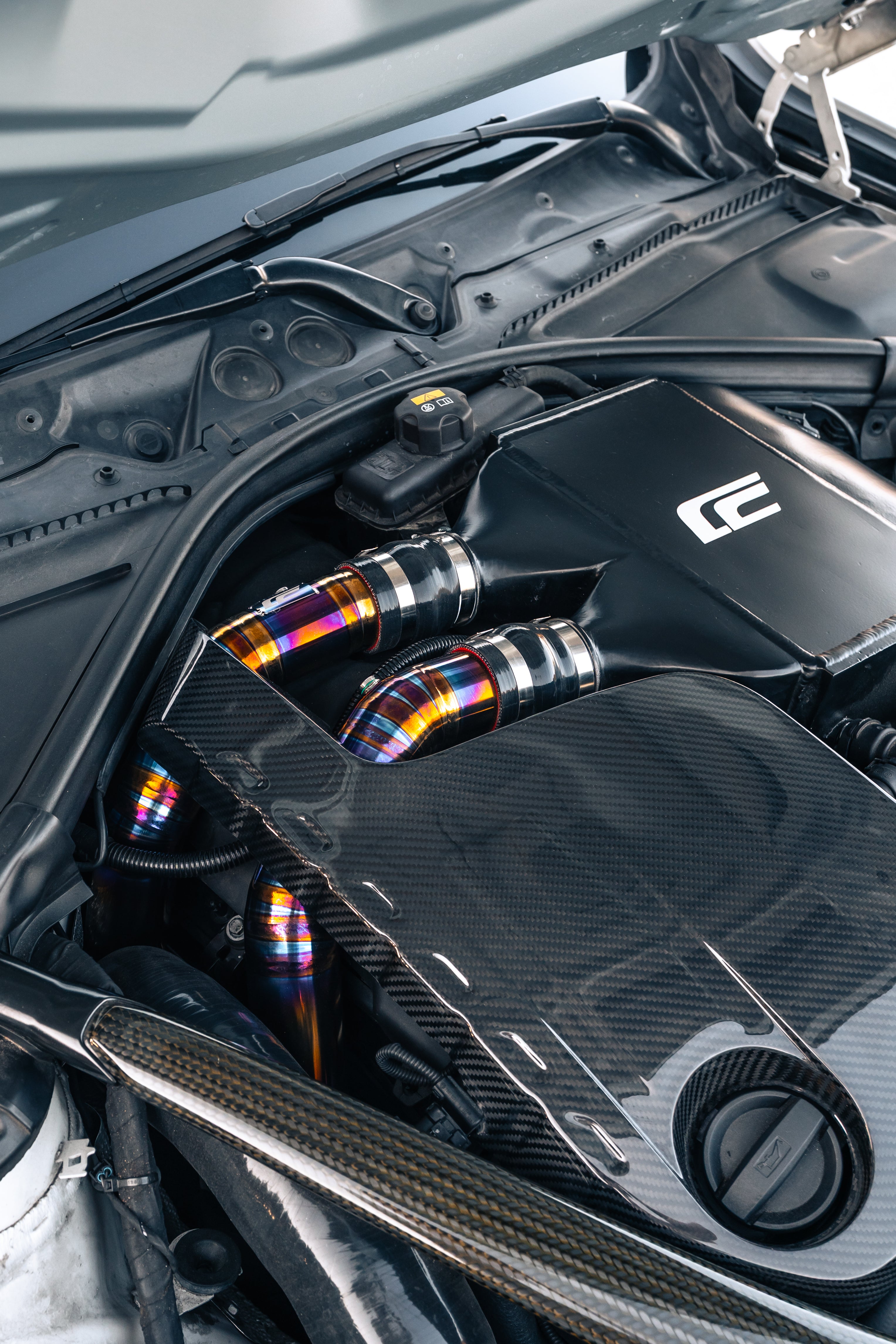 S55 M3/M4/M2C Cen-Cal Titanium Charge Pipes - F80/F82/F83/F87