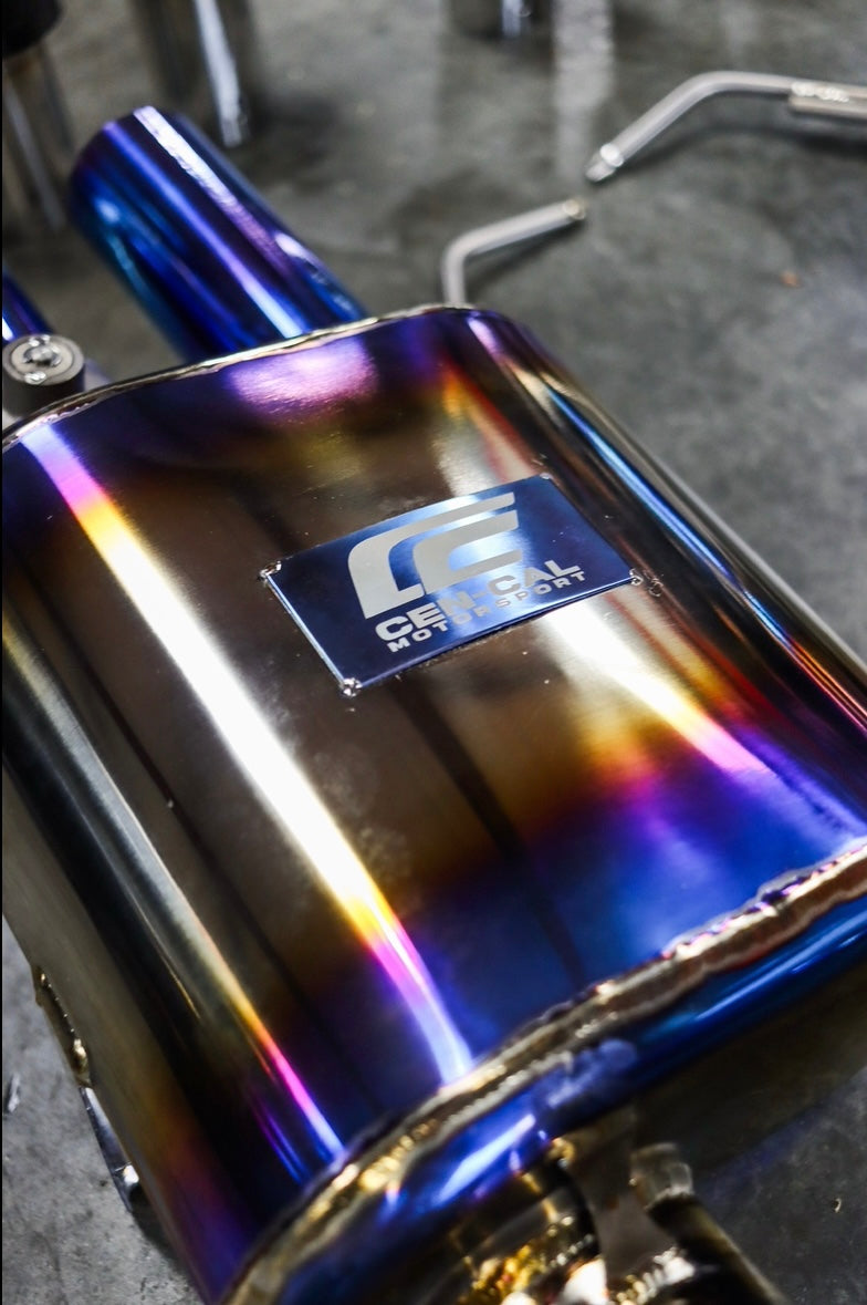 BMW E9X M3 S65 Cen-Cal Valved Titanium Catback Exhaust - E90/E92/E93
