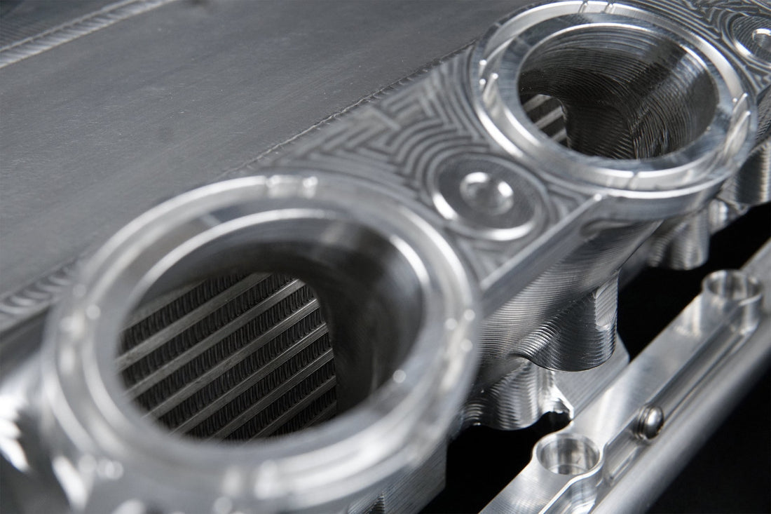 CSF A90 Supra / BMW B58 Charge-Air Cooler Manifold - Raw Billet