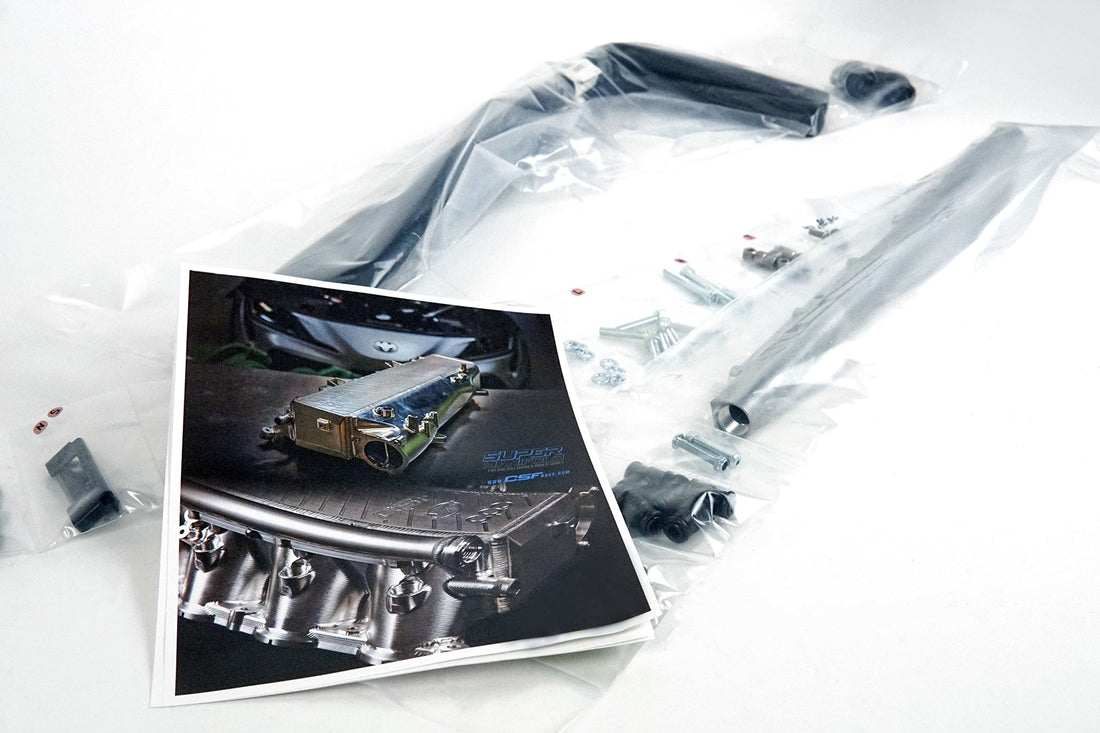 CSF A90 Supra / BMW B58 Charge-Air Cooler Manifold - Raw Billet