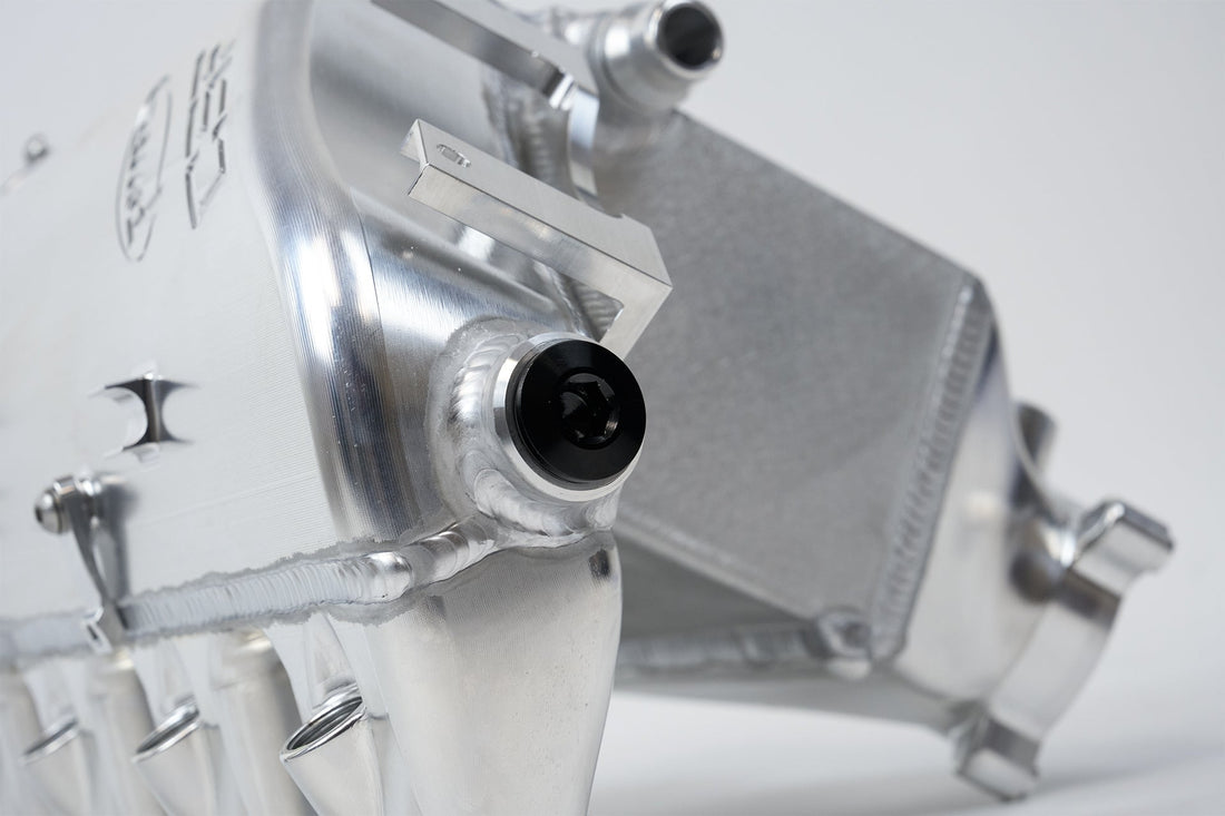 CSF BMW S58 "Level-Up" Charge Air Cooler Manifold - Raw Billet
