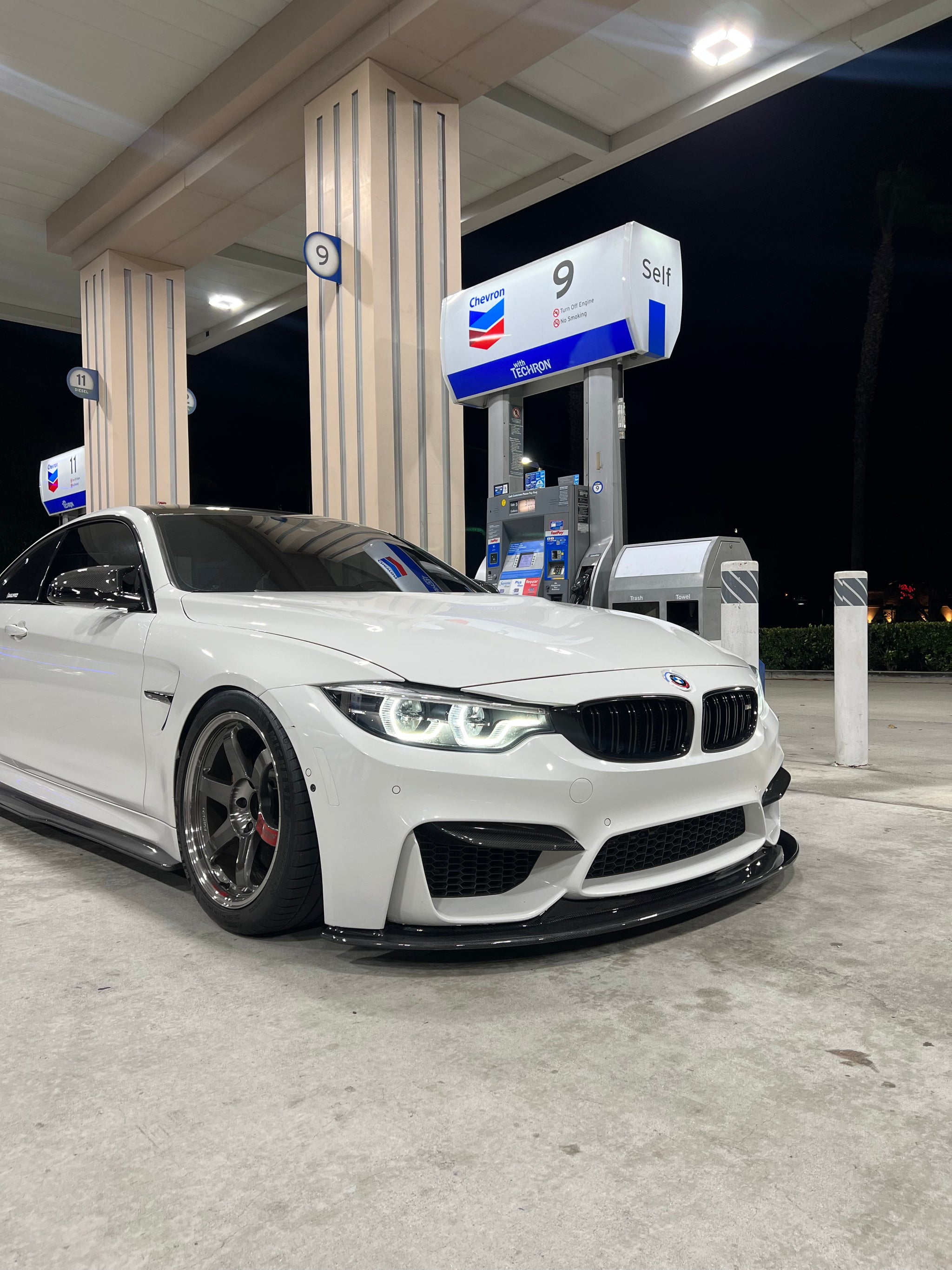 F8X M3/M4 K Style Carbon Fiber Front Lip- F80/F82/F83