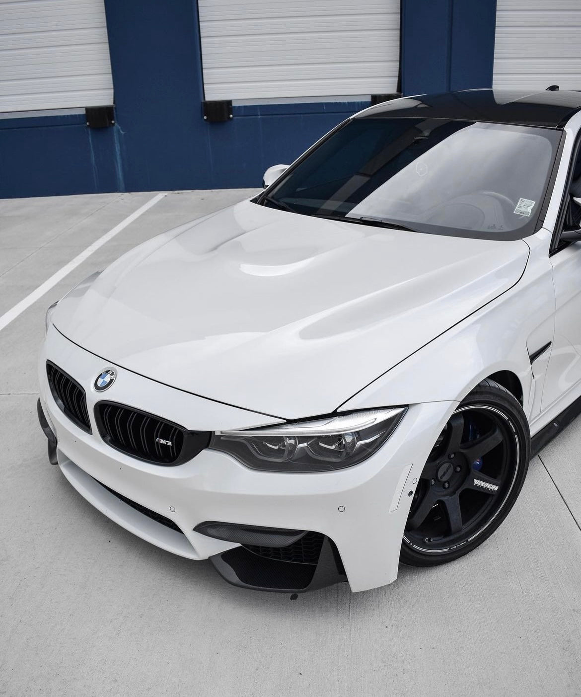 Carbon Fiber V2 Upper Splitter Covers for BMW F80 M3 and F82/F83 M4