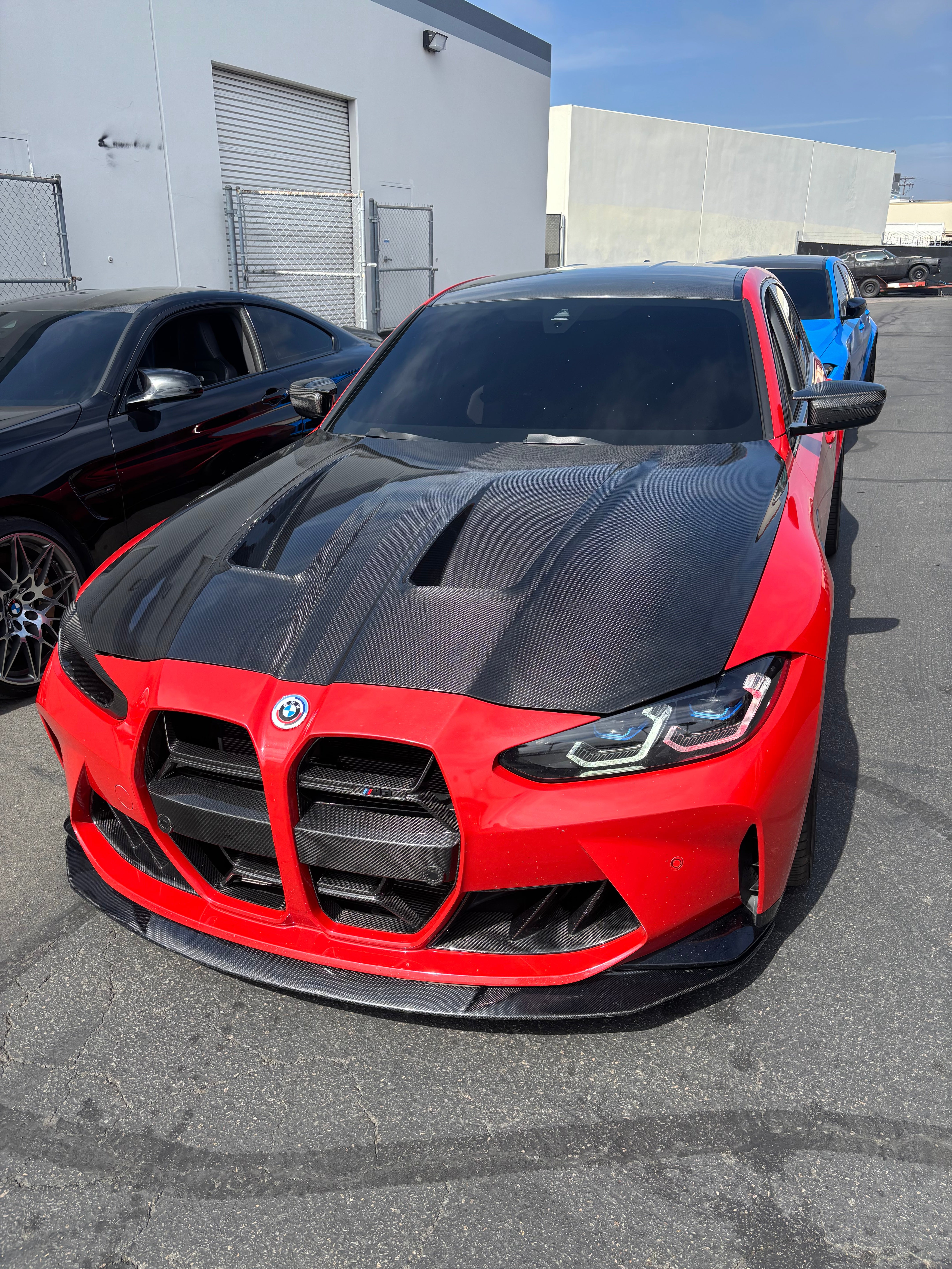 G8X M3/M4 MHC Style Carbon Fiber Front Lip for BMW G80 M3 & G82/G83 M4