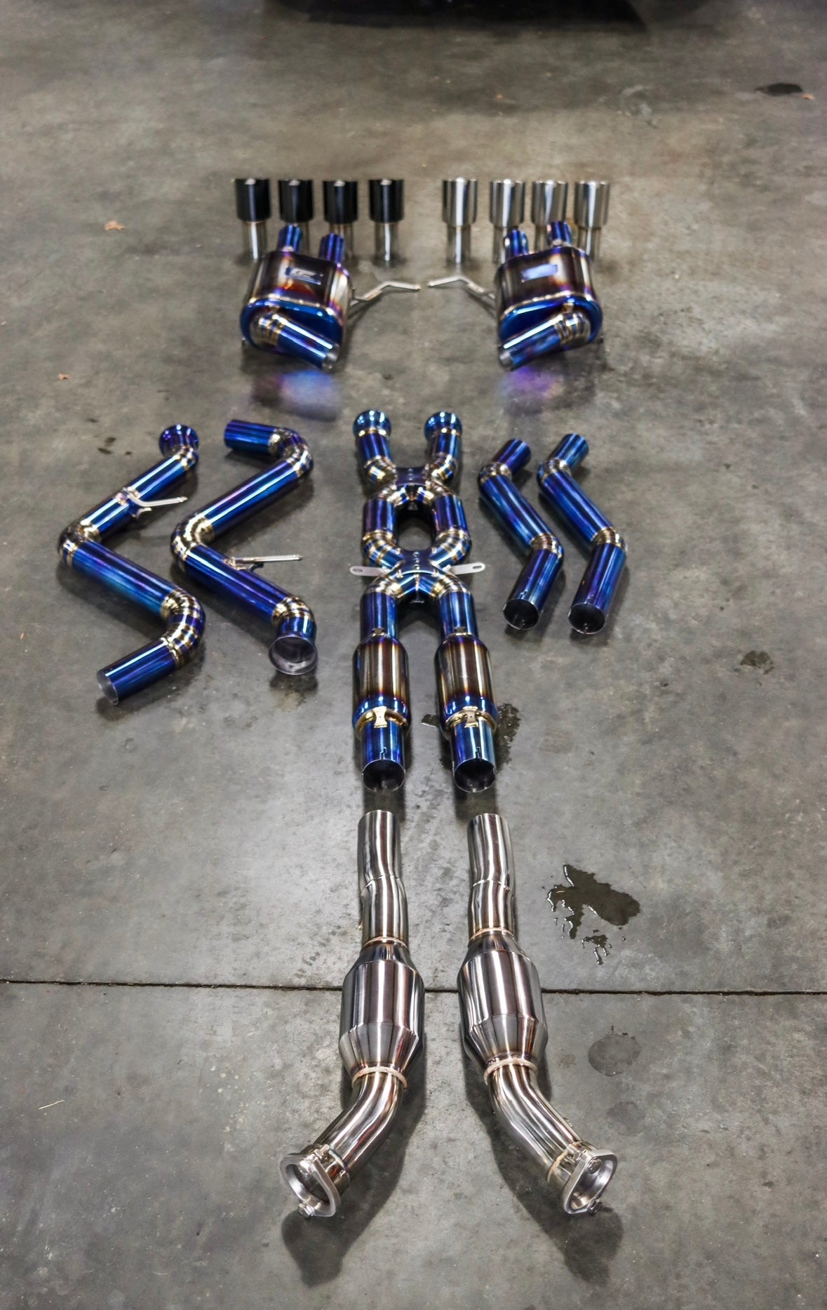 BMW E9X M3 S65 Cen-Cal Valved Titanium Catback Exhaust - E90/E92/E93