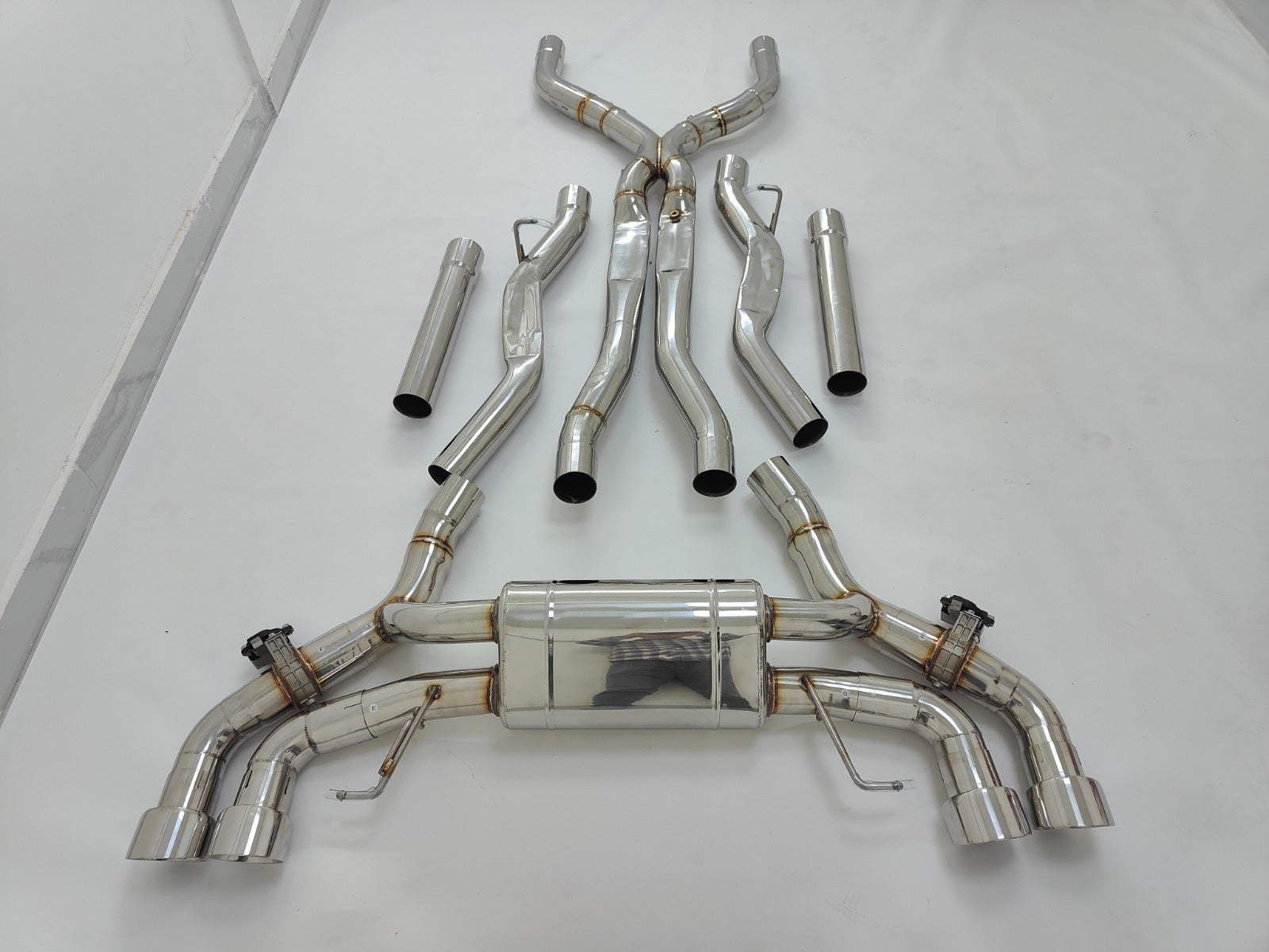 BMW M8 Stainless Steel Valved Exhaust (F91/F92/F93) | CenCal Motorsport