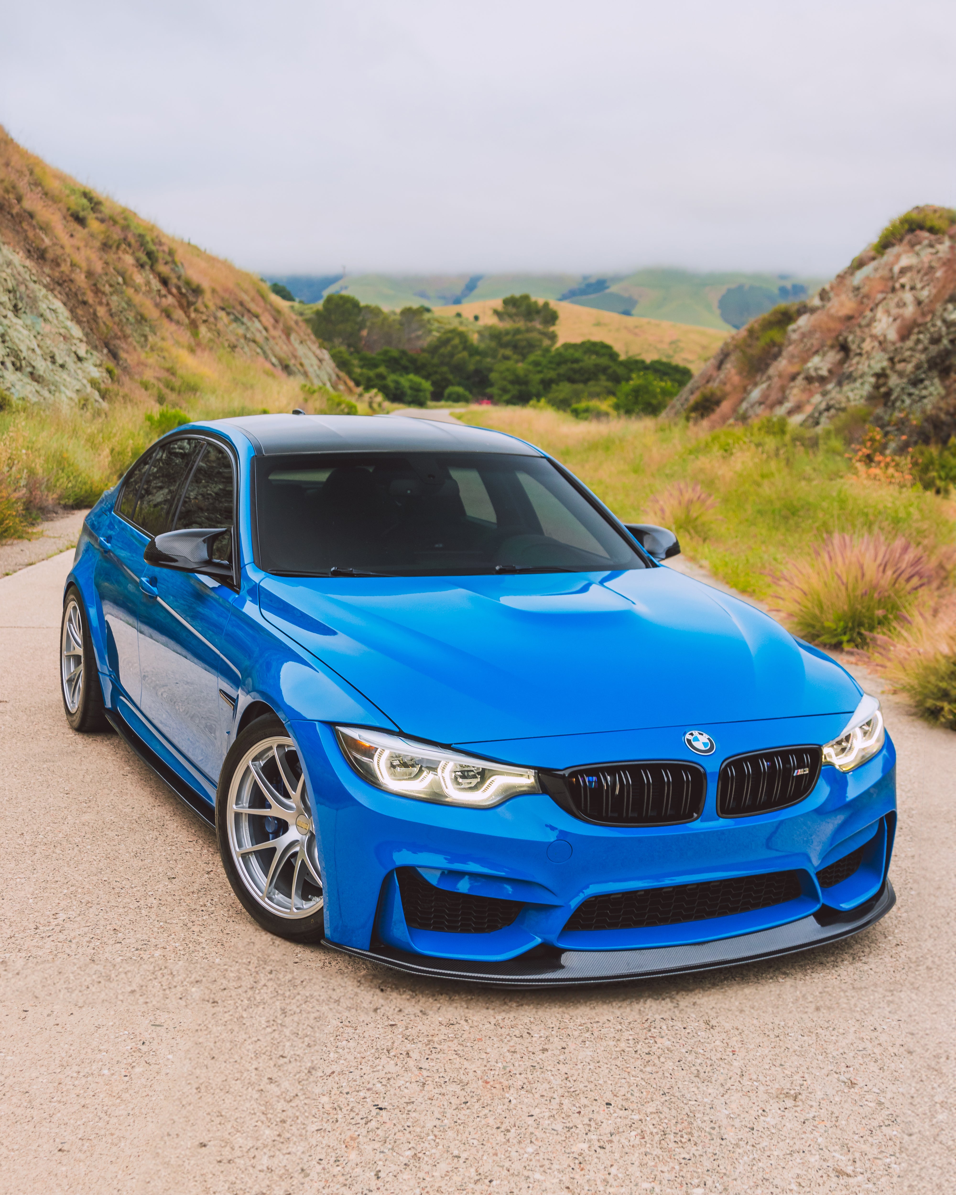 F8X M3/M4 J Style Carbon Fiber Front Lip - F80/F82/F83