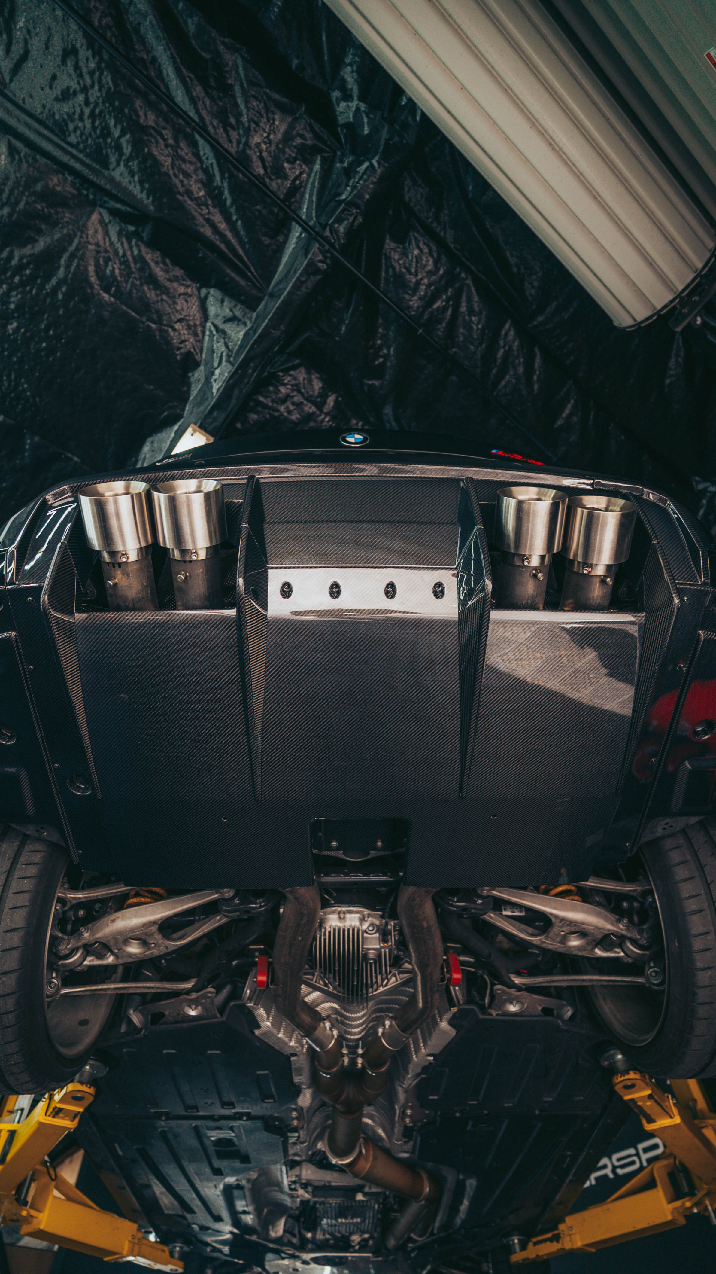 BMW G8X M3/M4 Carbon Fiber PSM Diffuser Undertray Kit 9 Pieces - G80 M3/ G82 G83 M4