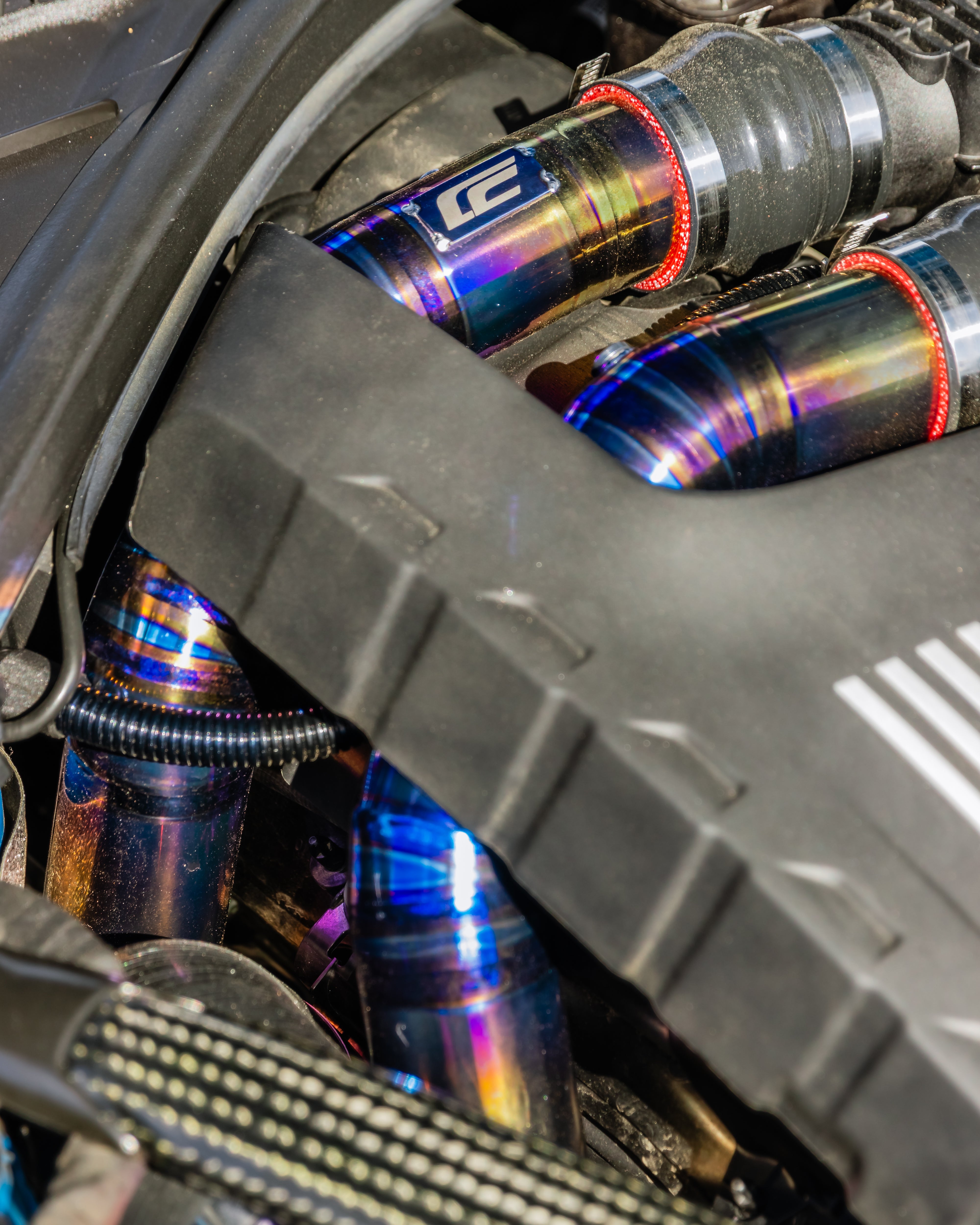 S55 M3/M4/M2C Cen-Cal Titanium Charge Pipes - F80/F82/F83/F87