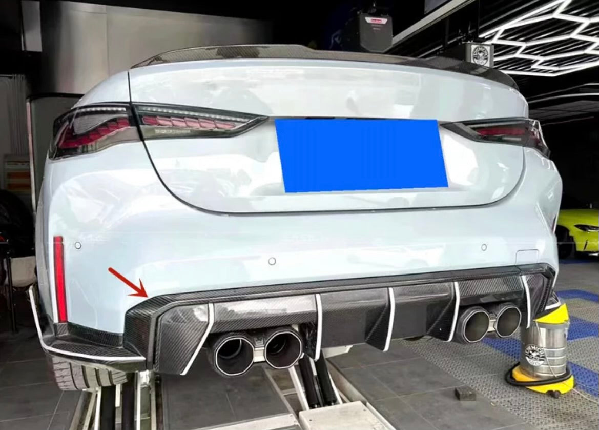 G8X M3/M4 - Carbon Fiber Outer Diffuser Trim