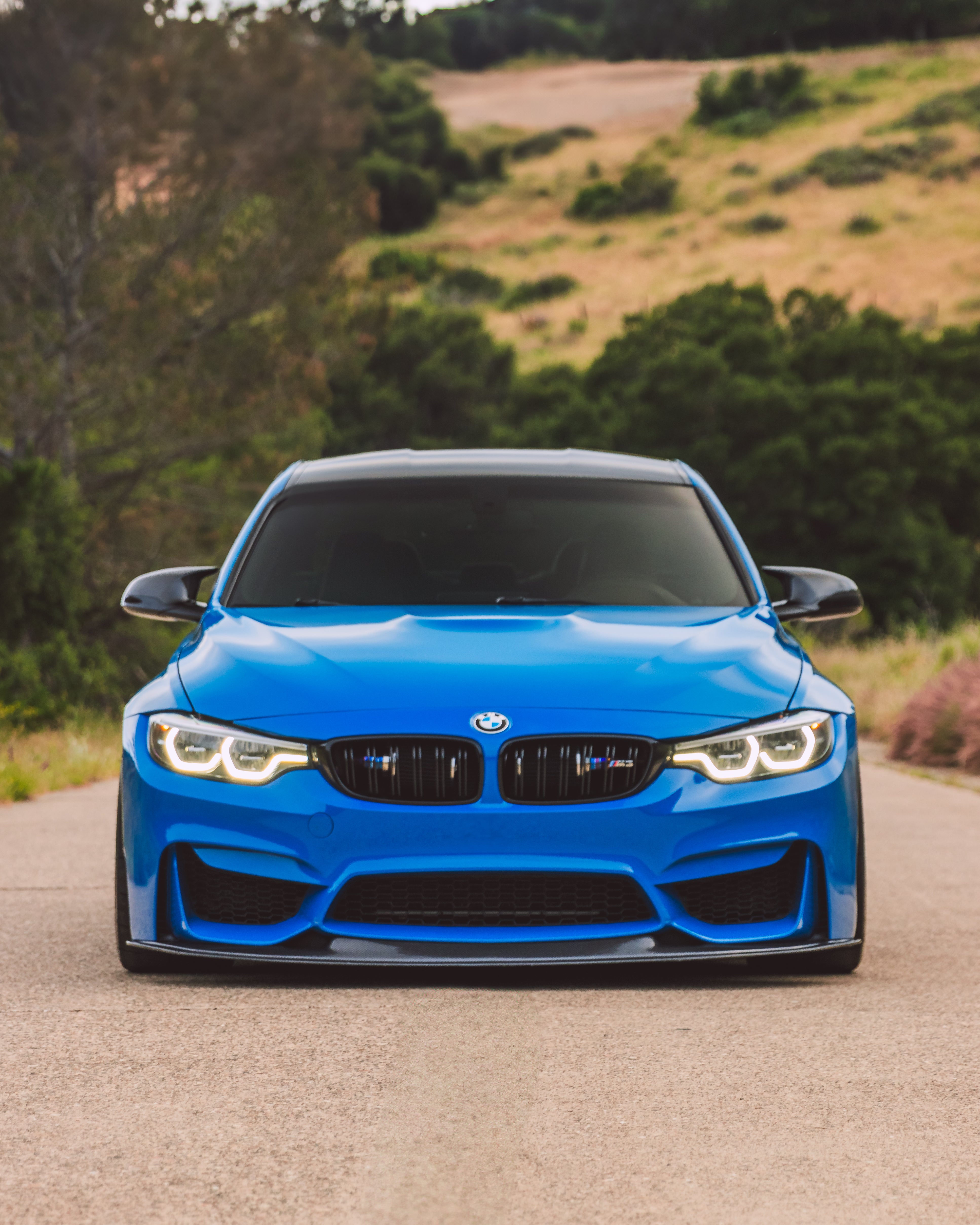 F8X M3/M4 J Style Carbon Fiber Front Lip - F80/F82/F83