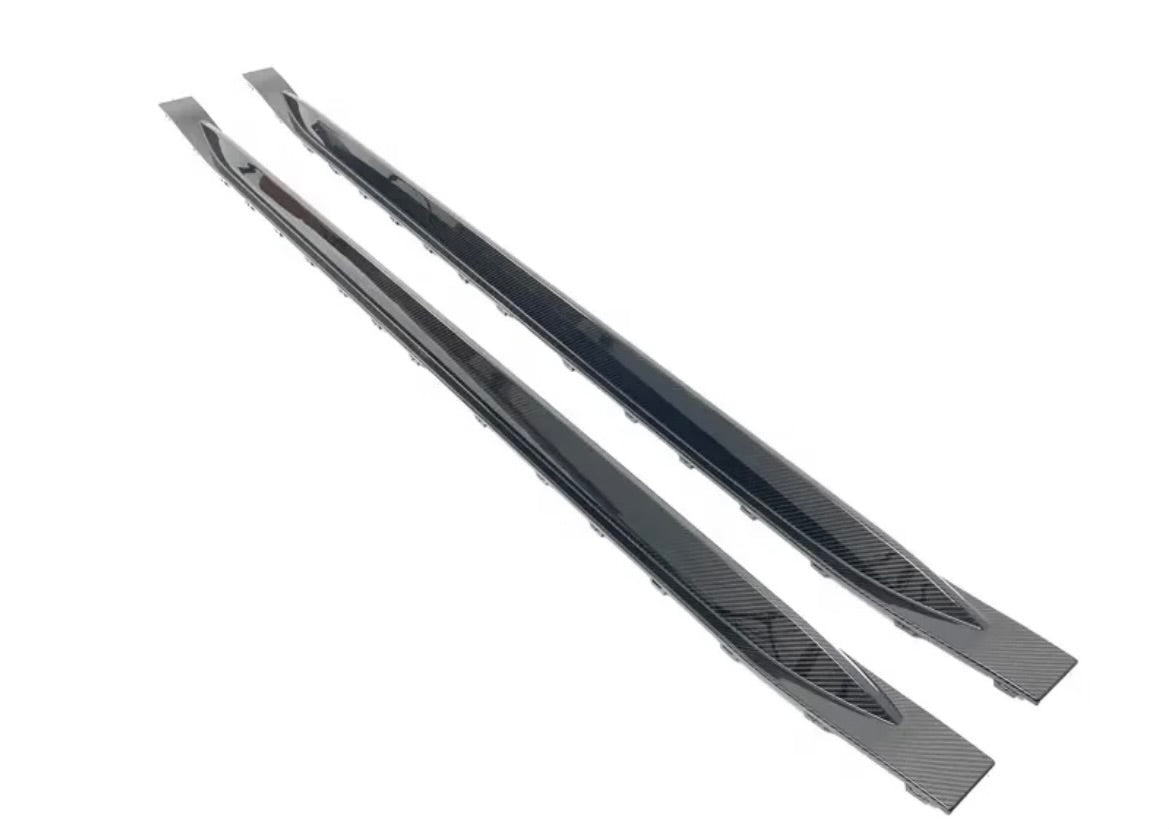 G8X M3/M4 - Carbon Fiber OEM Style Carbon Fiber Side Skirt Replacement