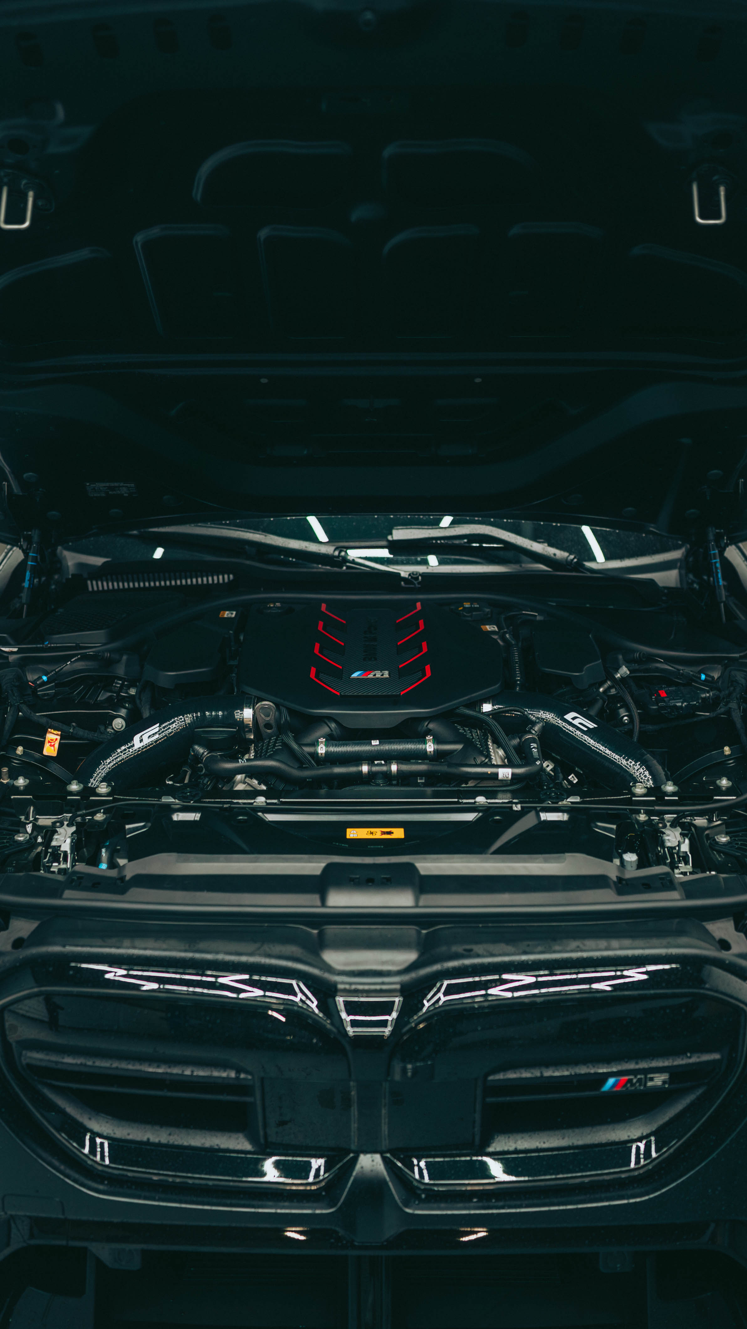 G90 M5/G99 M5 Silicone Front Mount Intakes S68 - CENCALMOTORSPORT