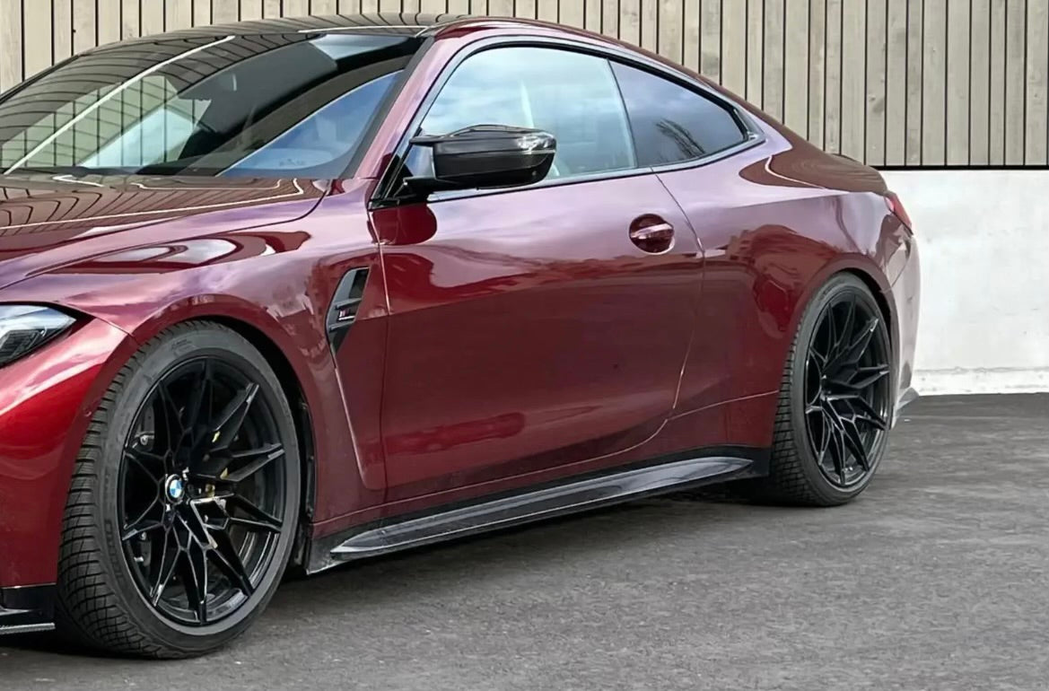 G8X M3/M4 - Carbon Fiber OEM Style Carbon Fiber Side Skirt Replacement