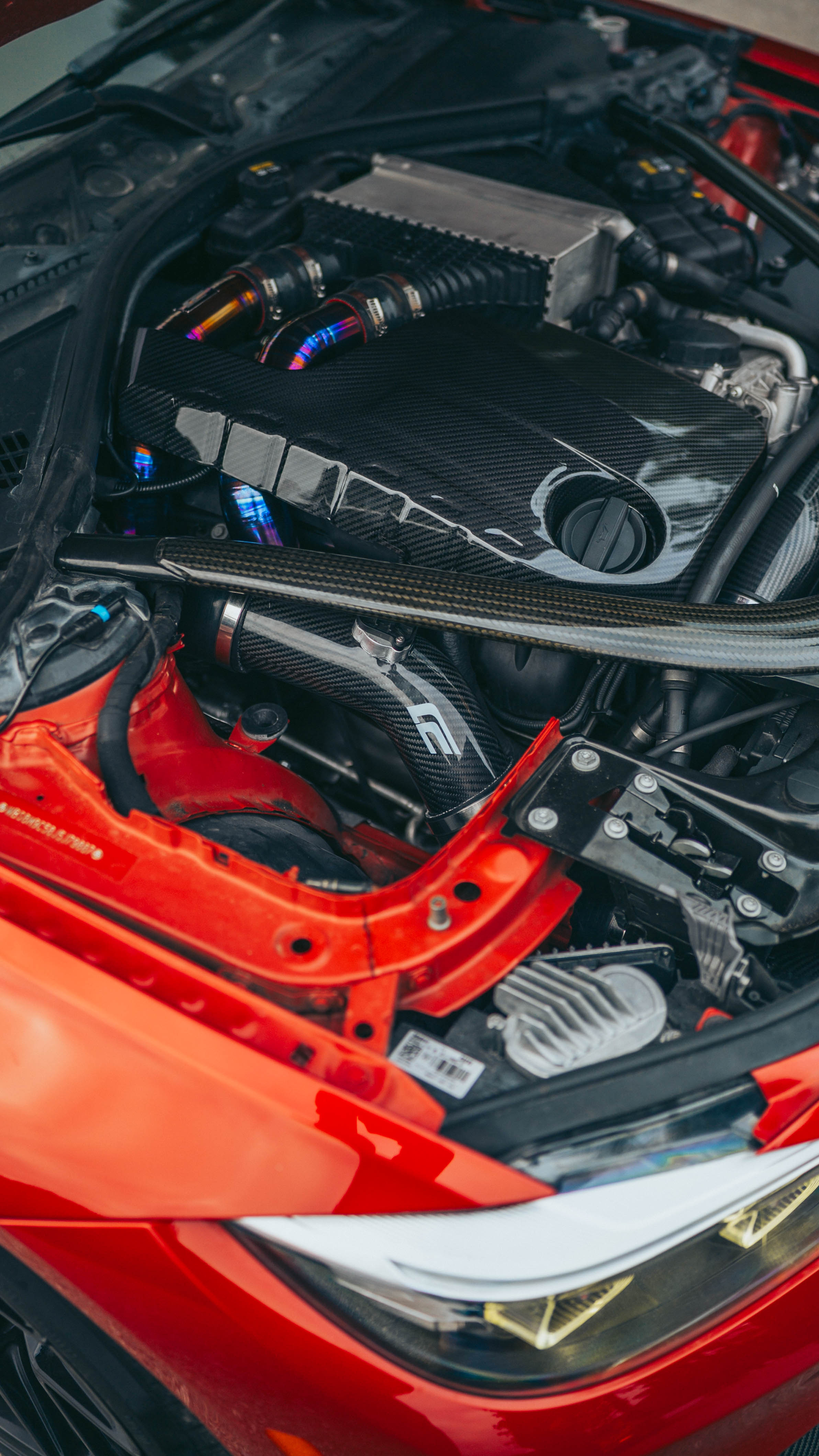 BMW S55 CenCal Carbon Fiber Front Mount Intakes - F80/F82/F83/F87