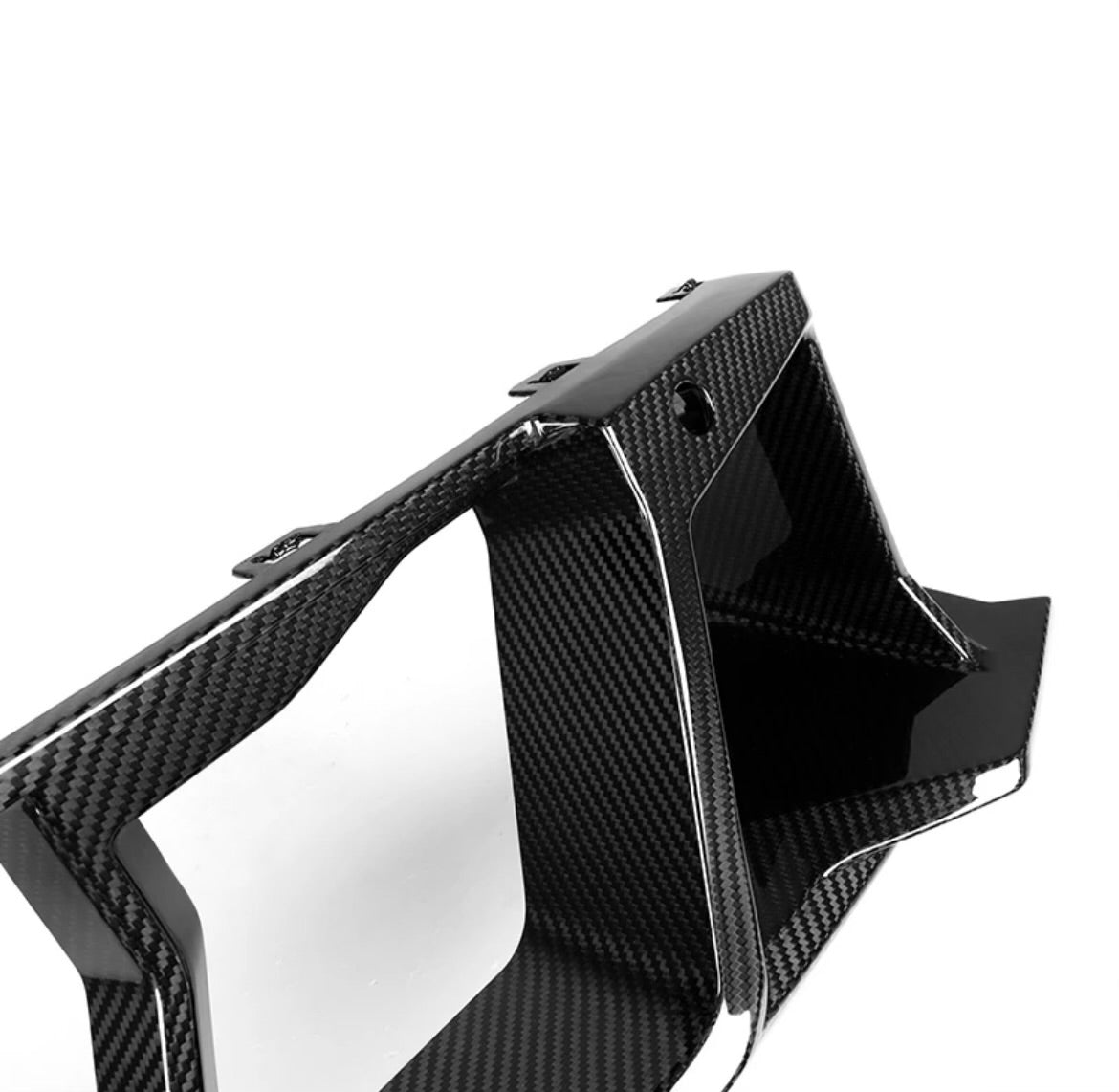 G87 M2 - S Style Carbon Fiber Lower Front Bumper Grill